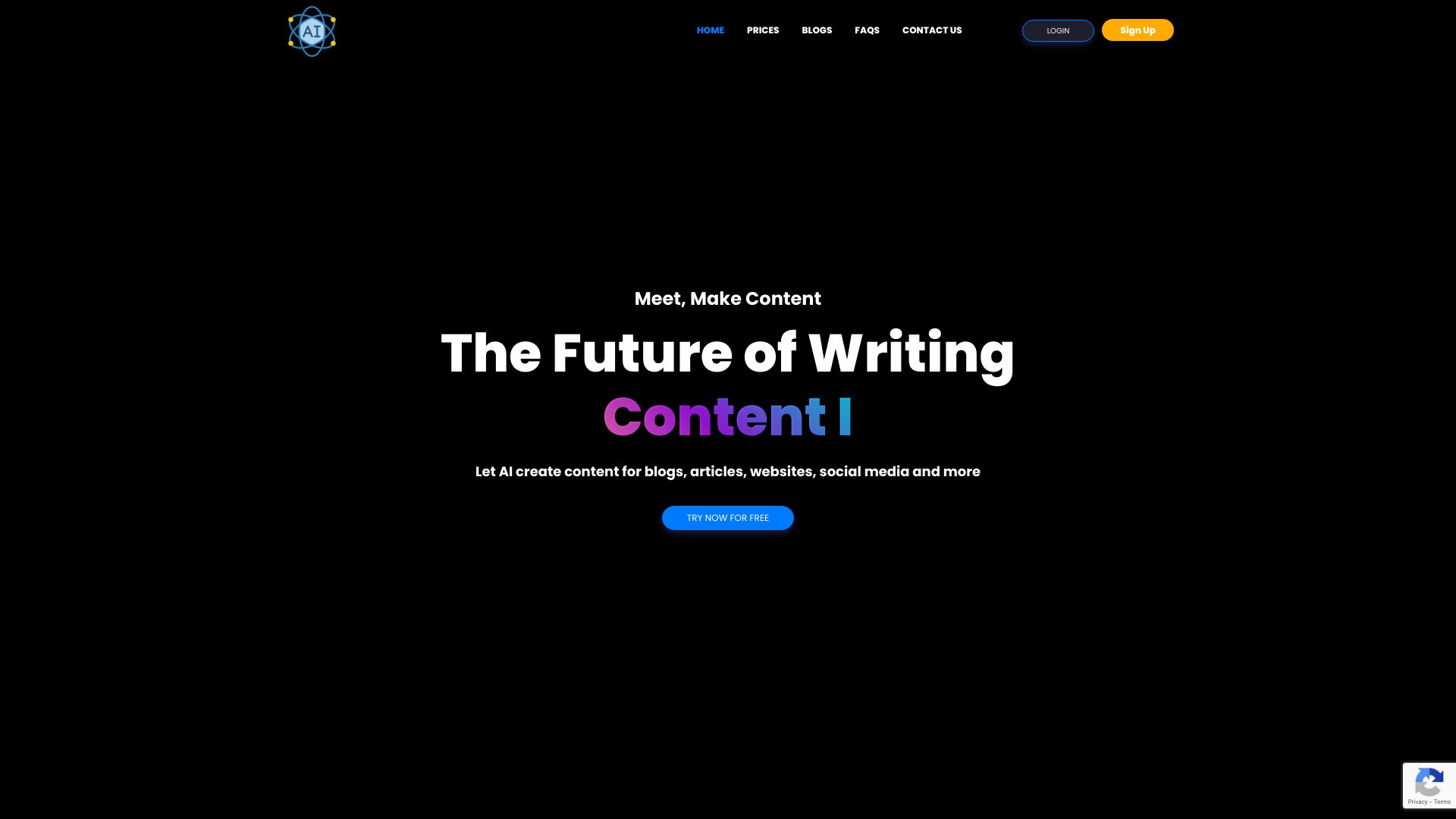 Make Content网页截图,Make Content网页快照
