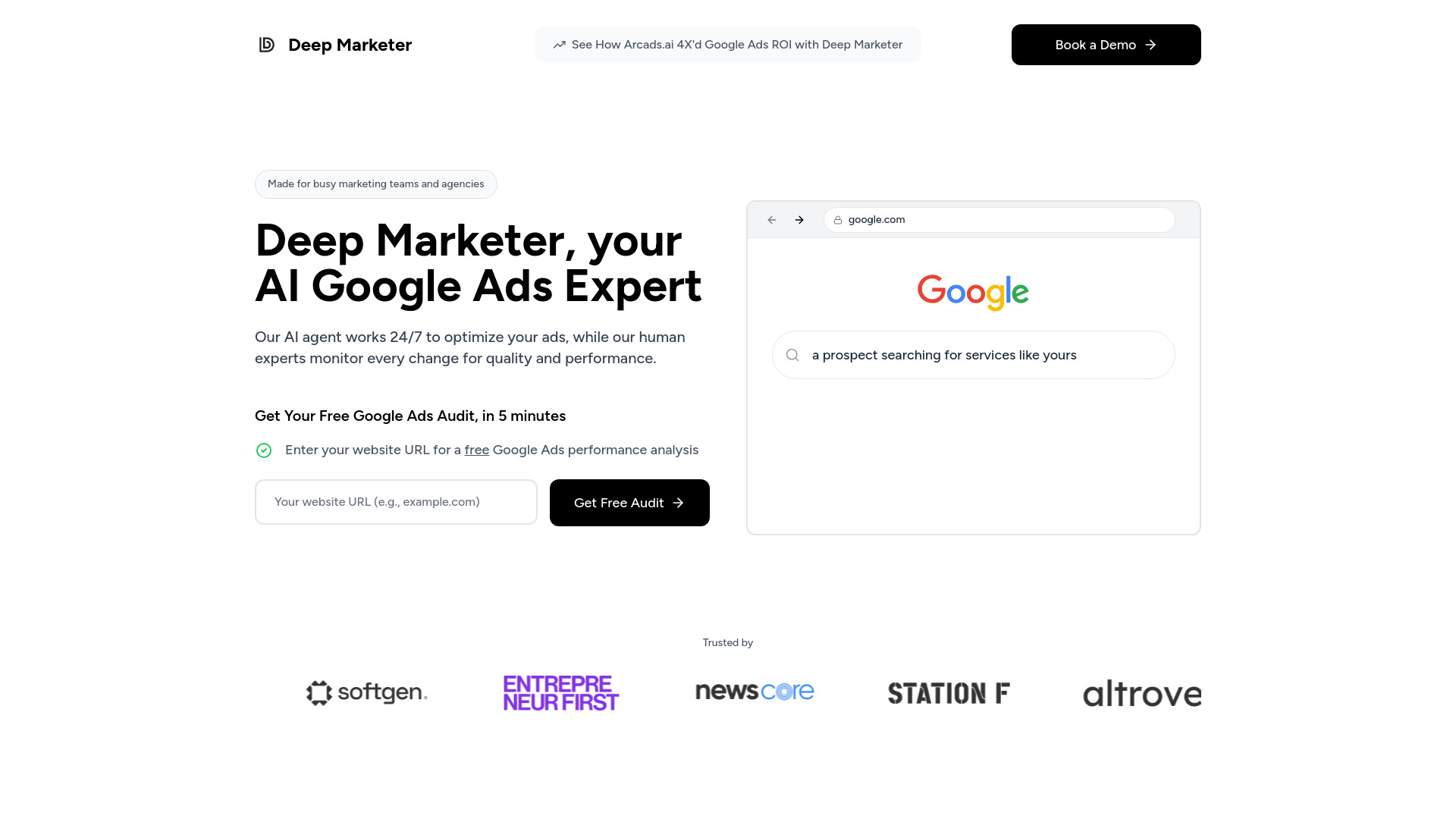 Deep Marketer网页截图,Deep Marketer网页快照