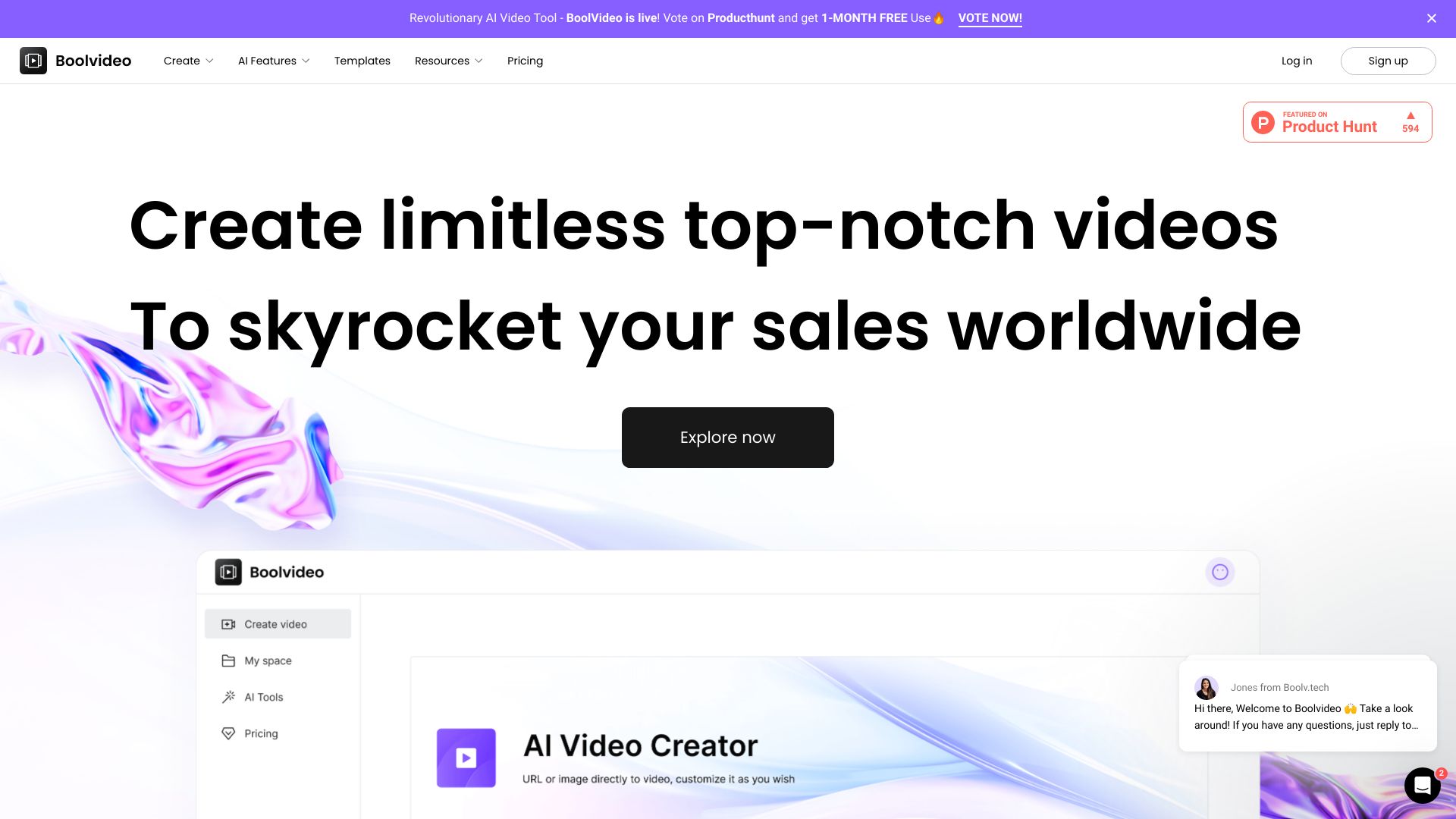 Boolvideo网页截图,Boolvideo网页快照