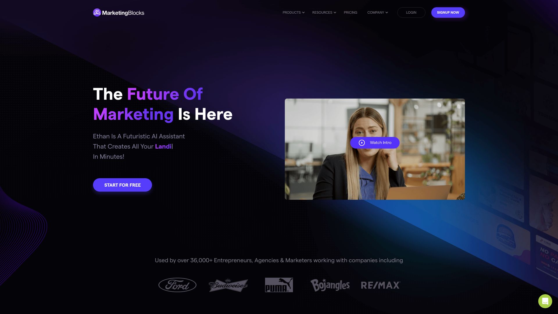 MarketingBlocks网页截图,MarketingBlocks网页快照
