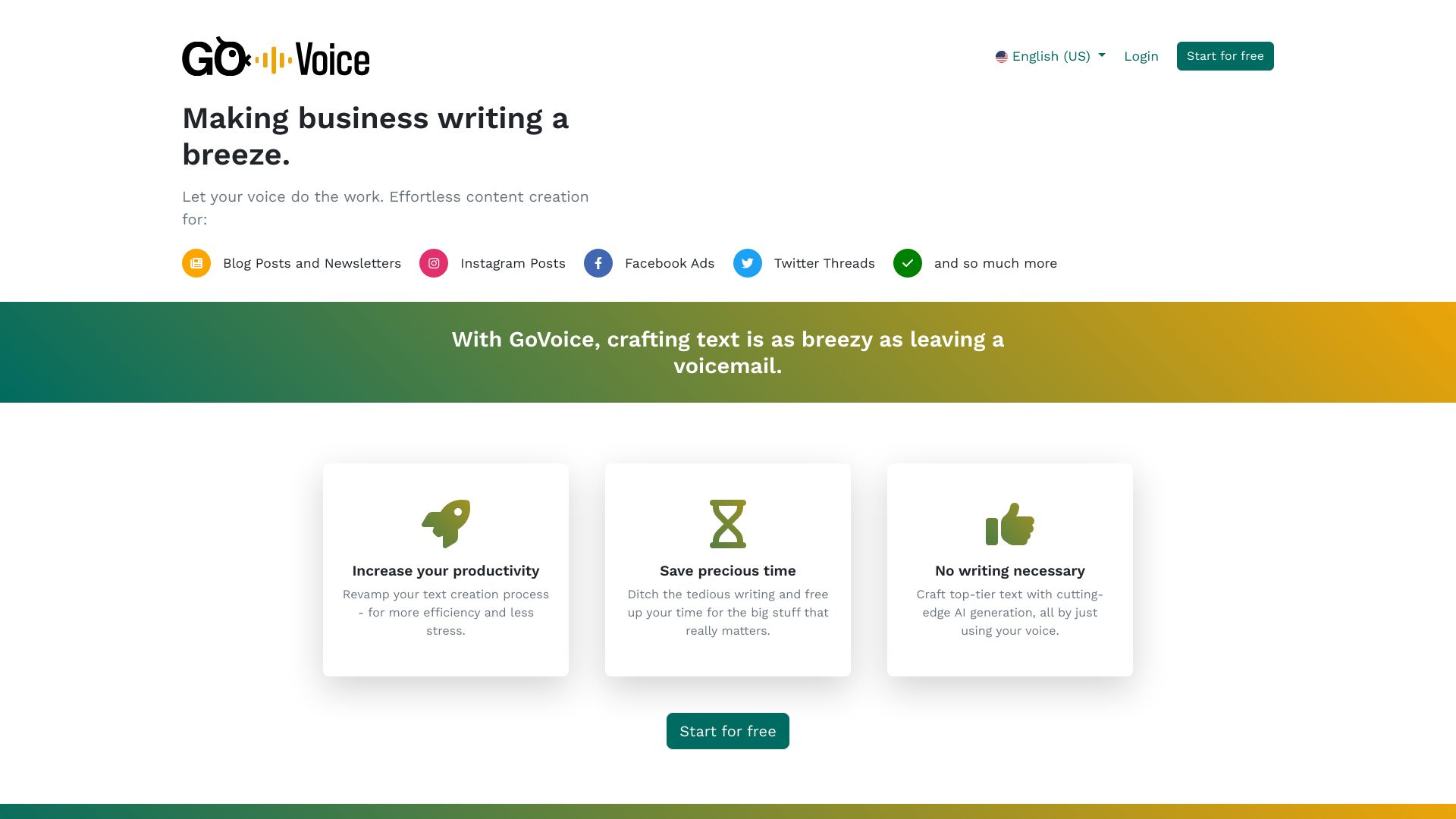 GoVoice网页截图,GoVoice网页快照