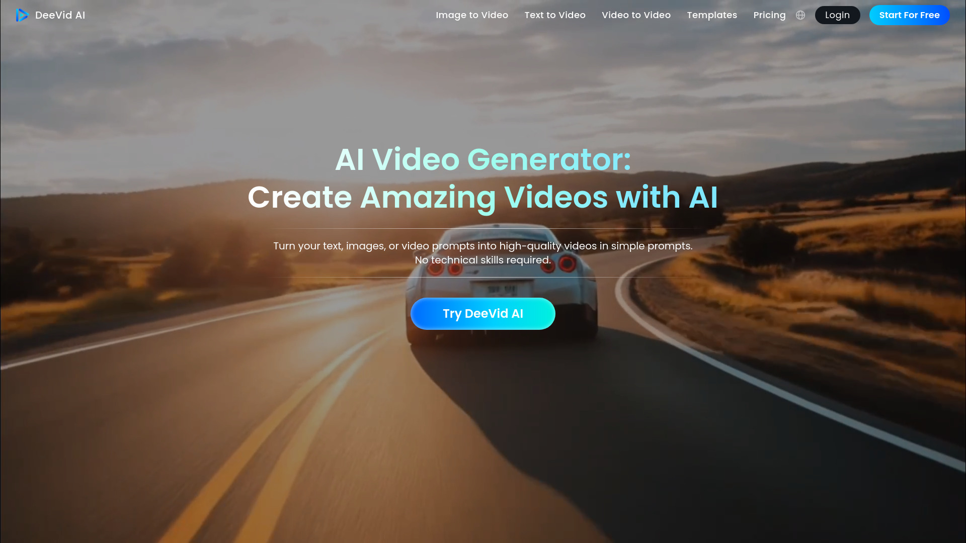 Deevid.ai.网页截图,Deevid.ai.网页快照