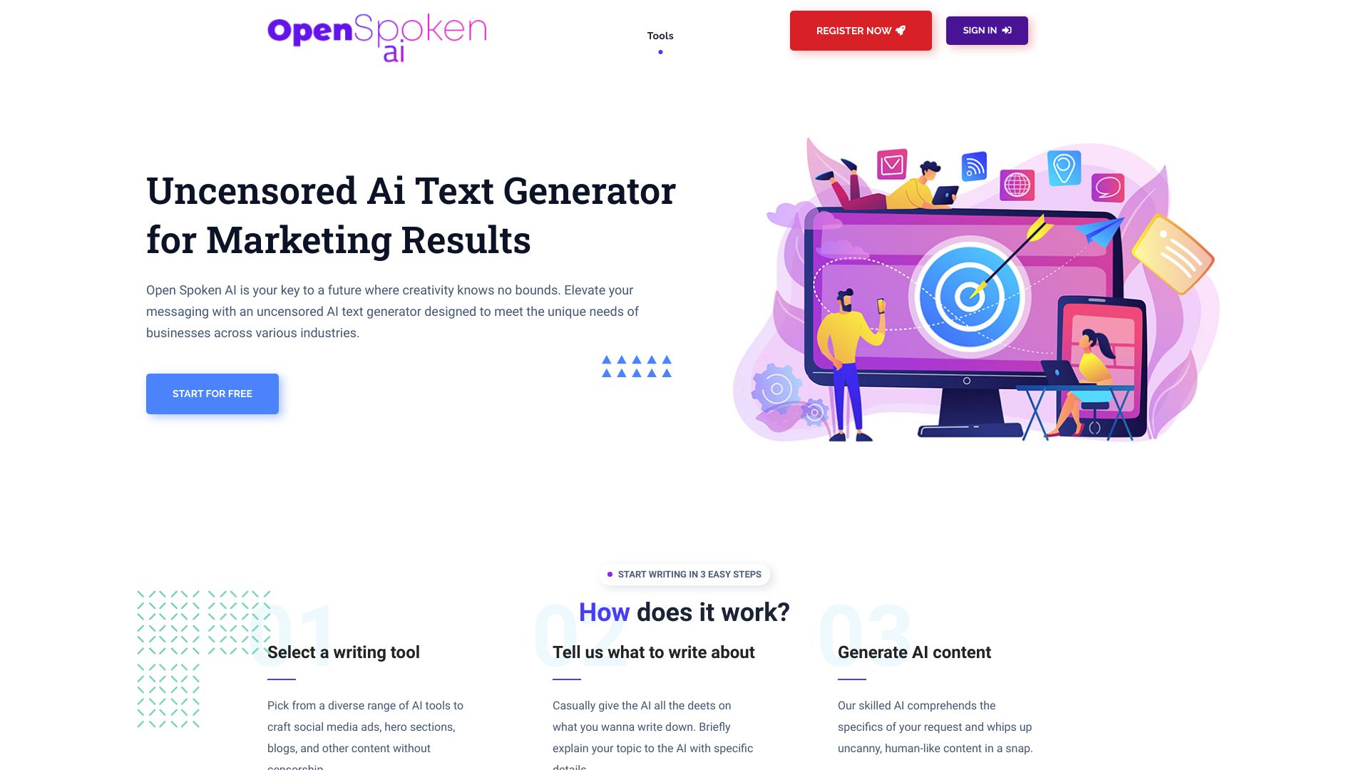Open Spoken Ai网页截图,Open Spoken Ai网页快照