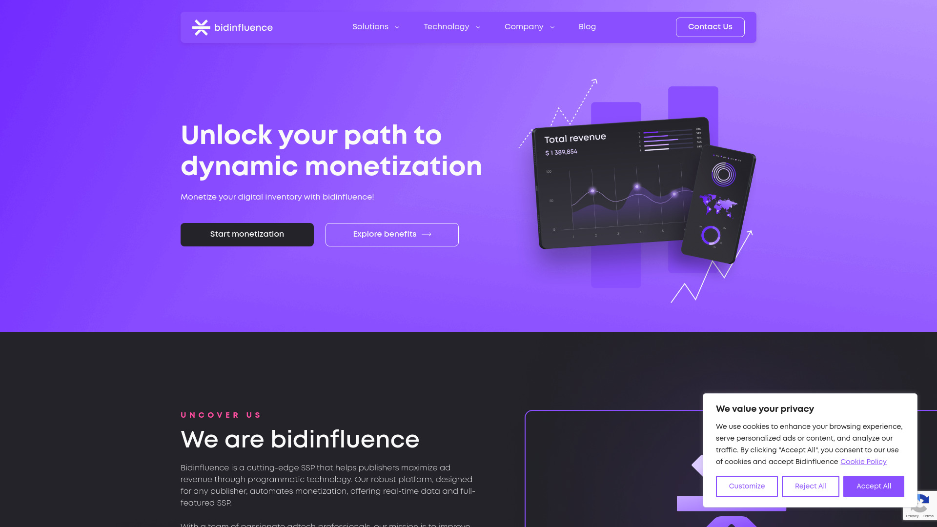 Bidinfluence网页截图,Bidinfluence网页快照