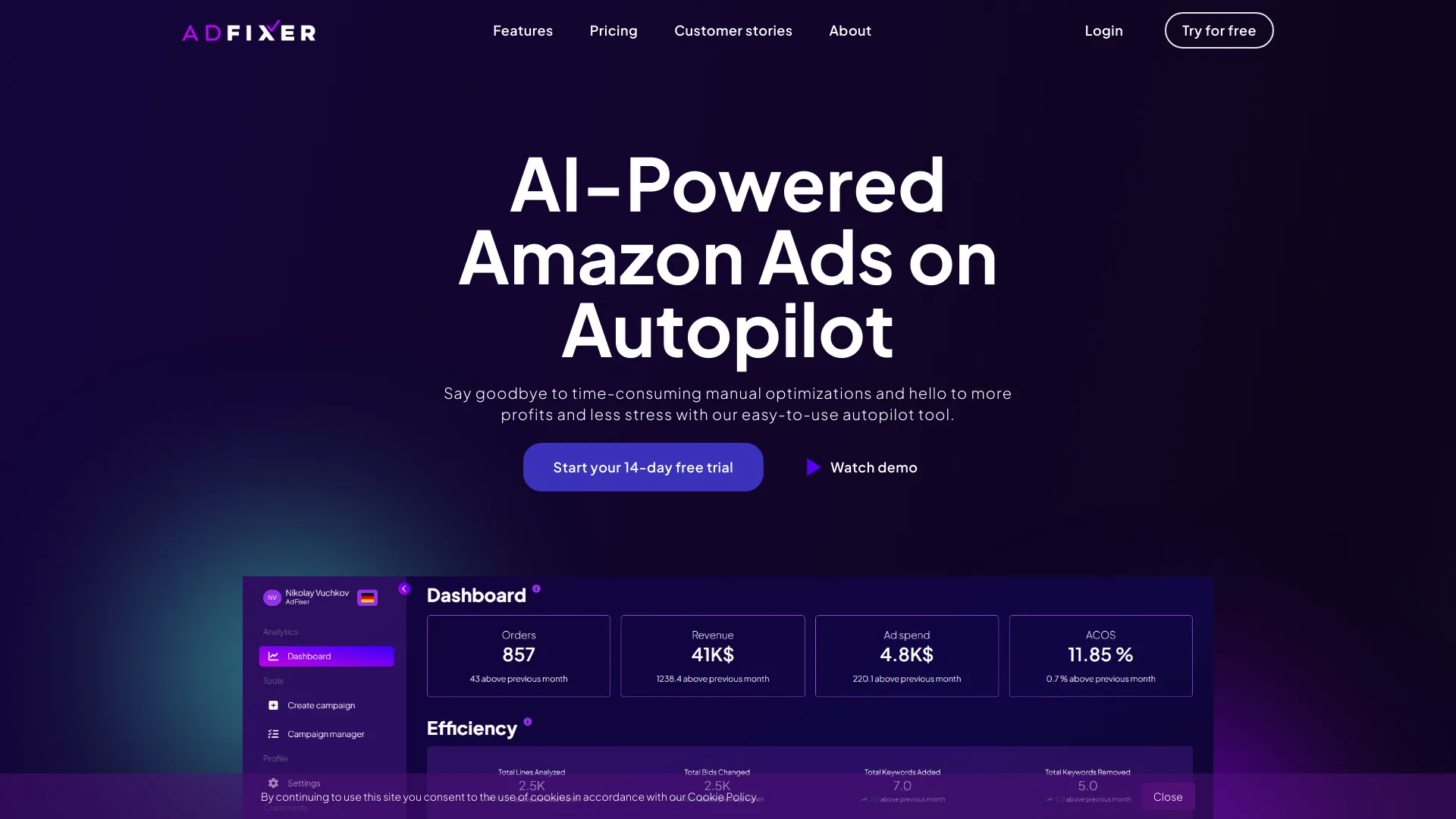 ADfixer网页截图,ADfixer网页快照
