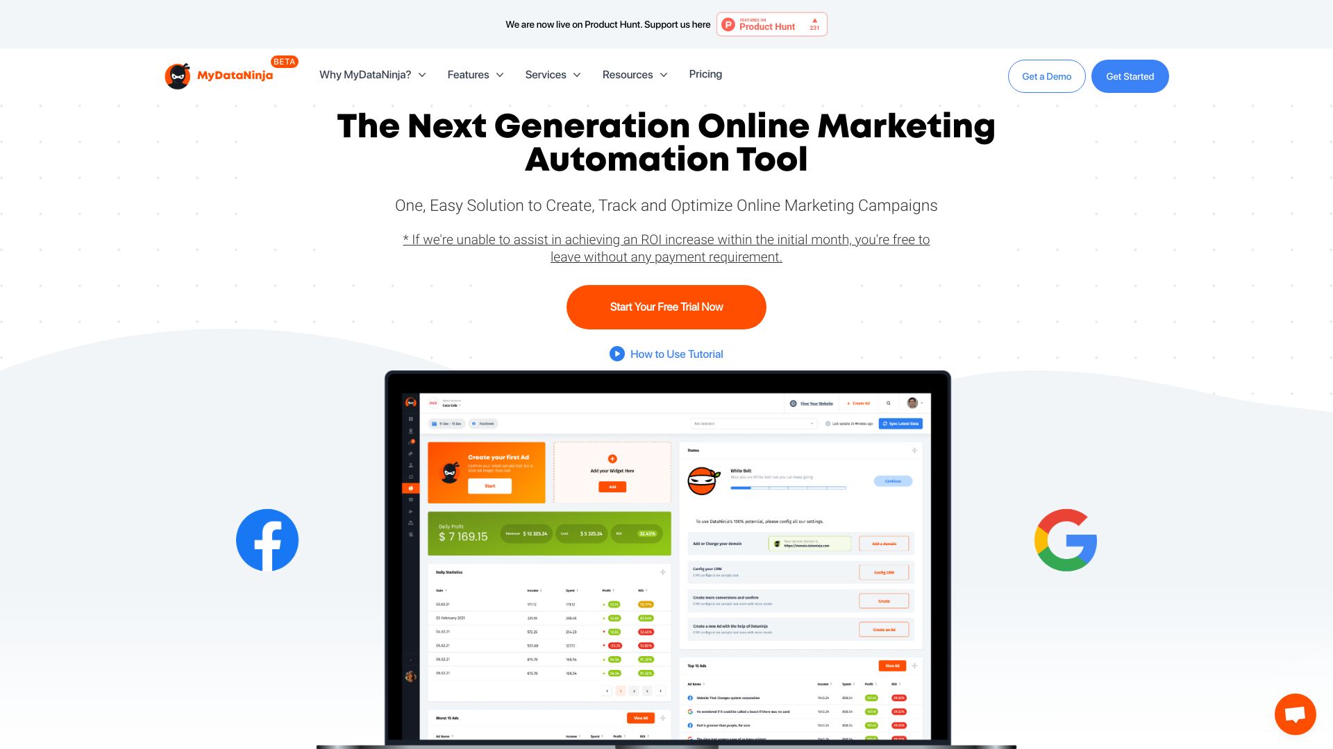 MyDataNinja网页截图,MyDataNinja网页快照