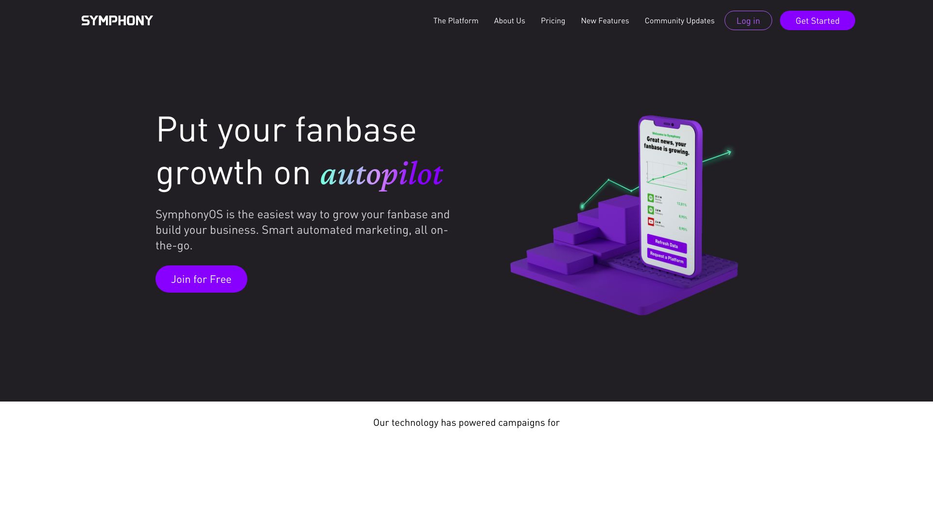 SymphonyOS网页截图,SymphonyOS网页快照