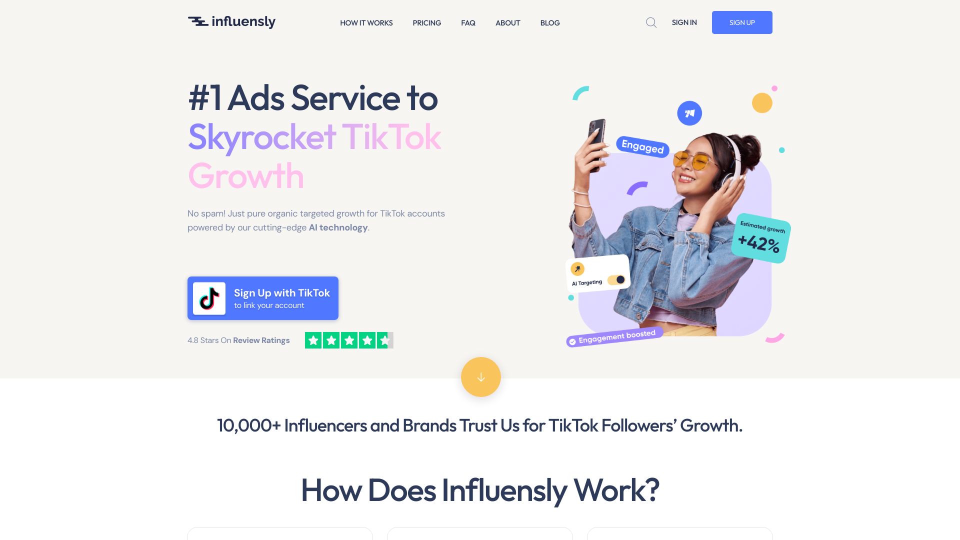 Influensly网页截图,Influensly网页快照
