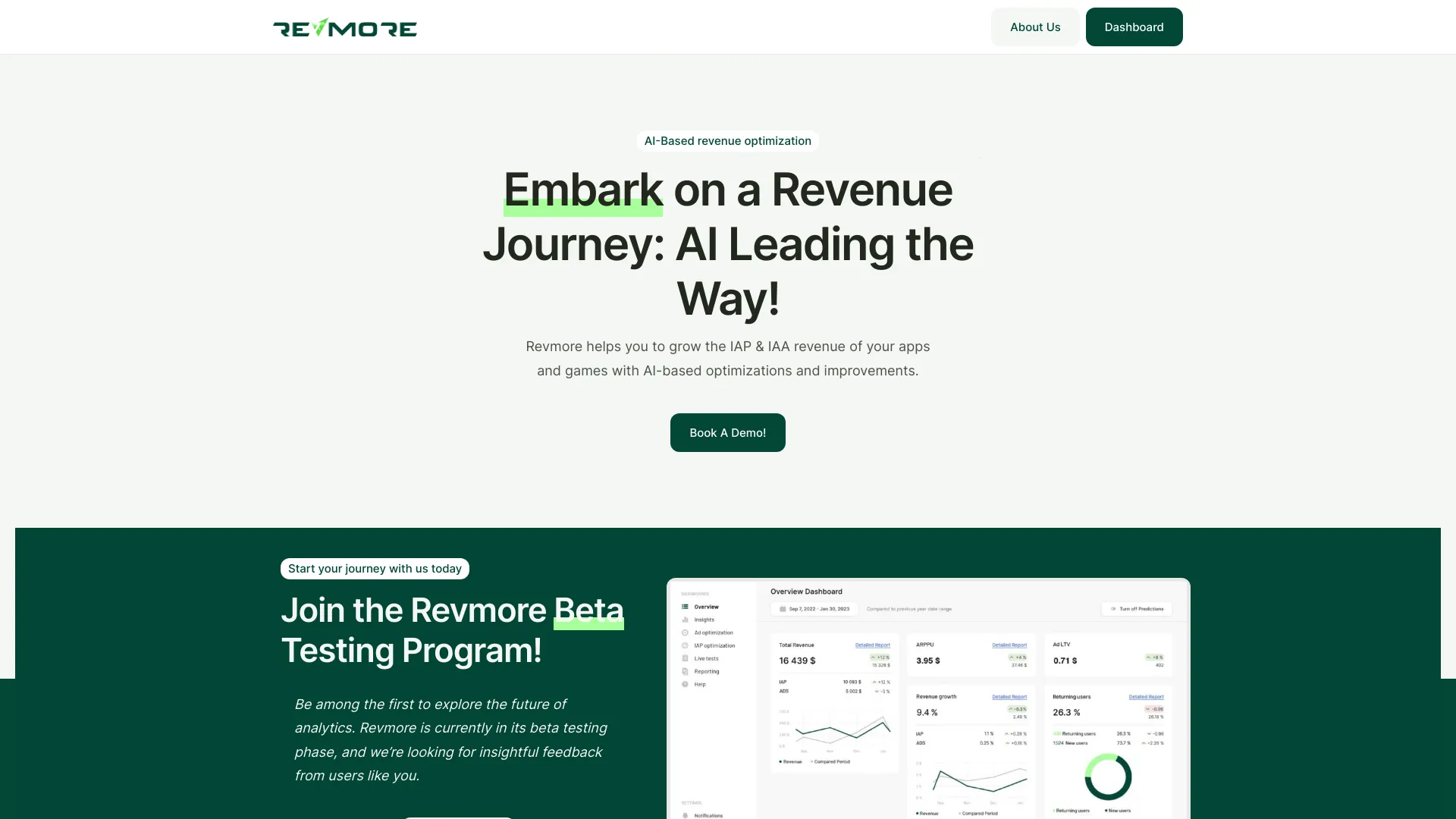 Revmore网页截图,Revmore网页快照