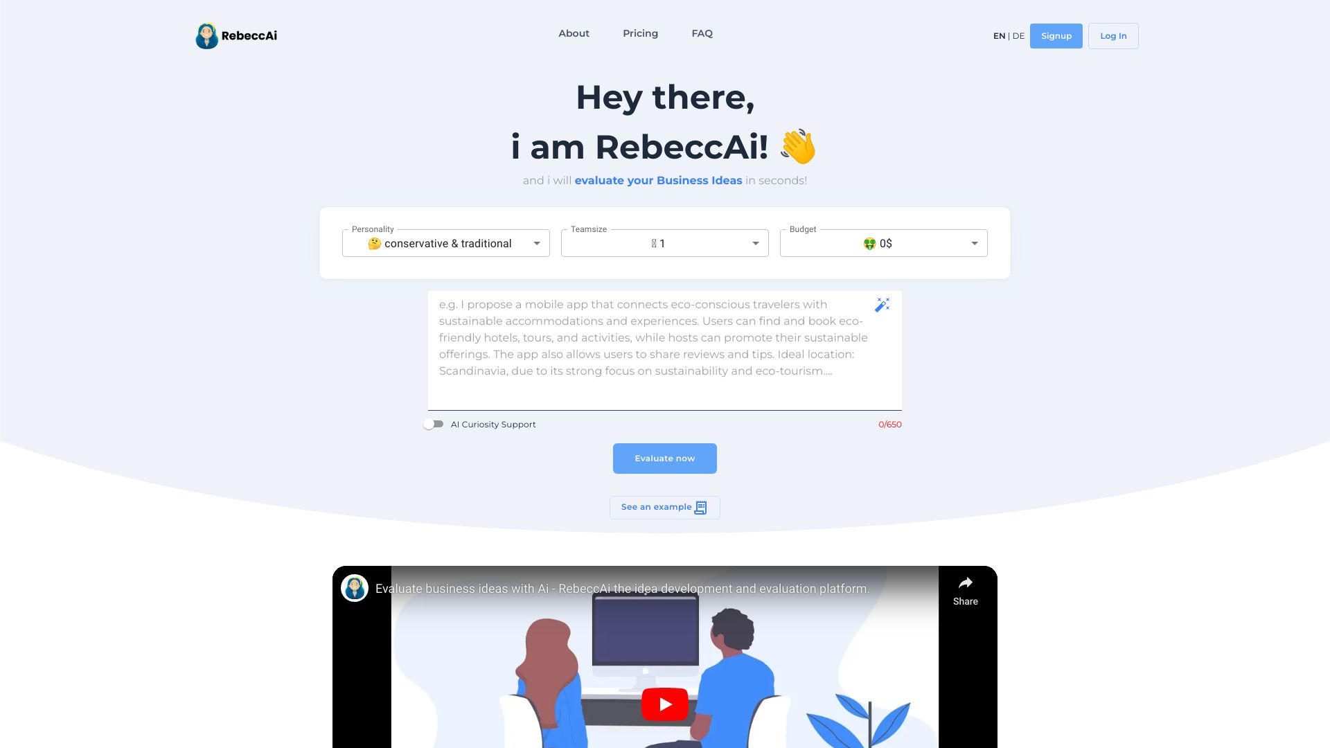 RebeccAi – Its. Your. Idea.网页截图,RebeccAi – Its. Your. Idea.网页快照