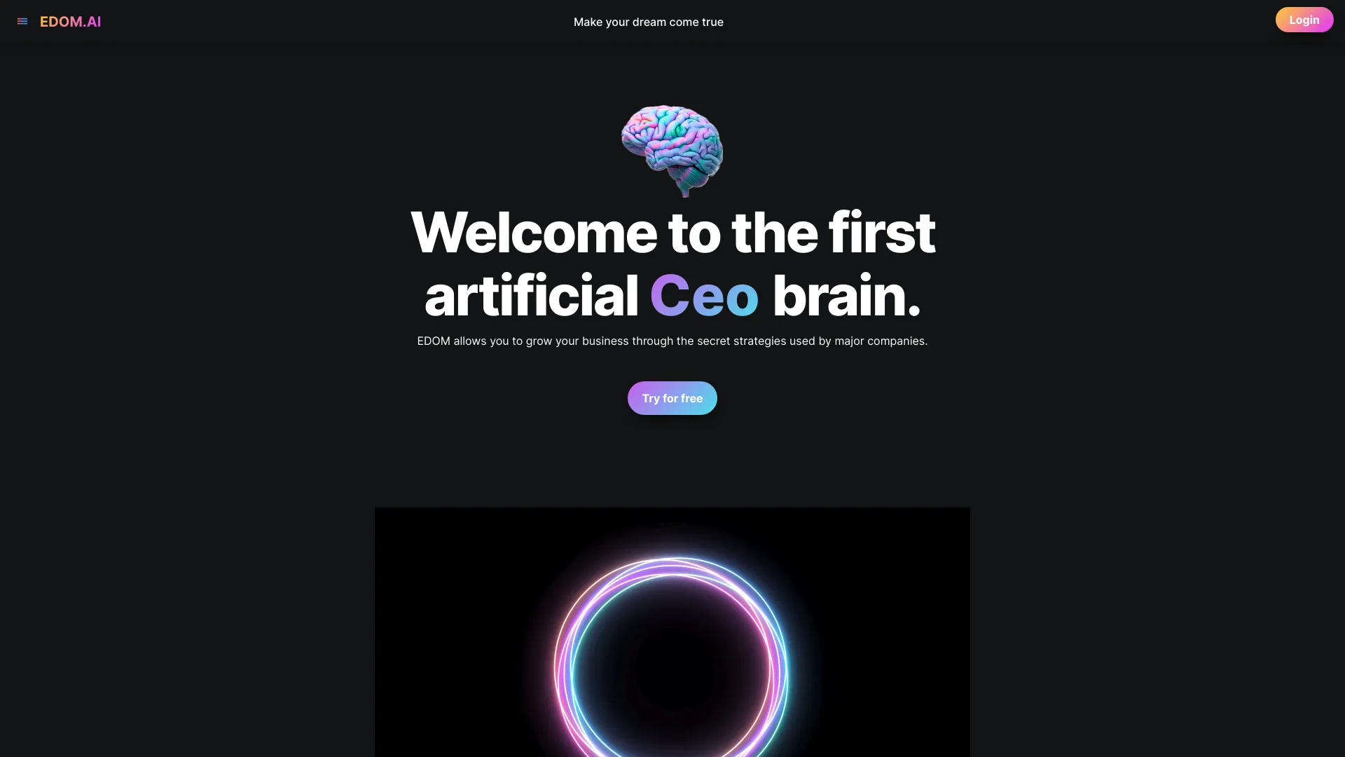EDOM.AI网页截图,EDOM.AI网页快照
