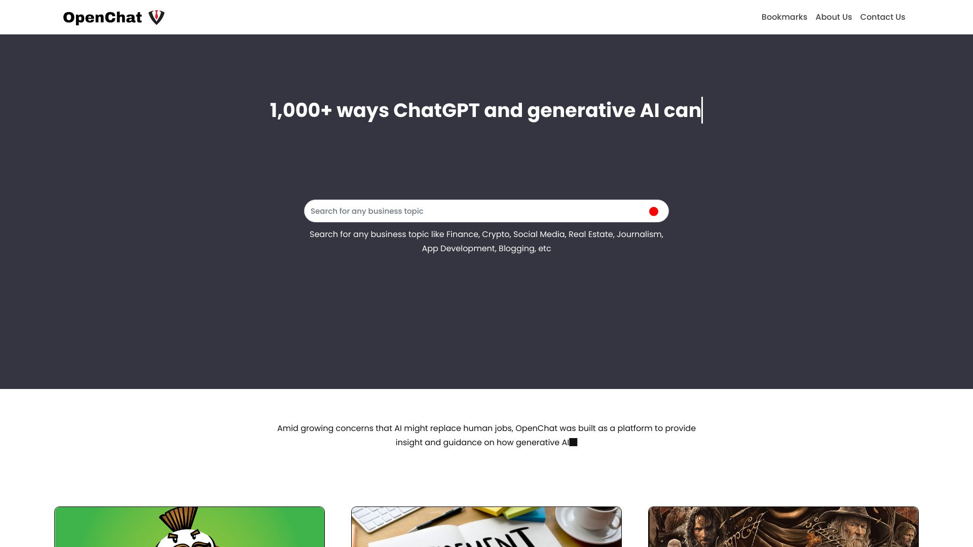 OpenChat网页截图,OpenChat网页快照
