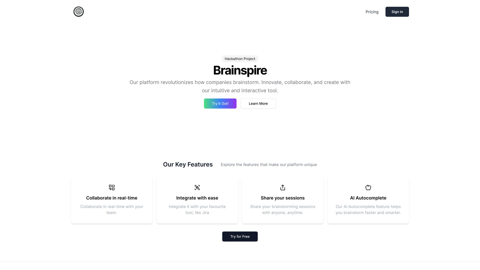 Brainspire网页截图,Brainspire网页快照