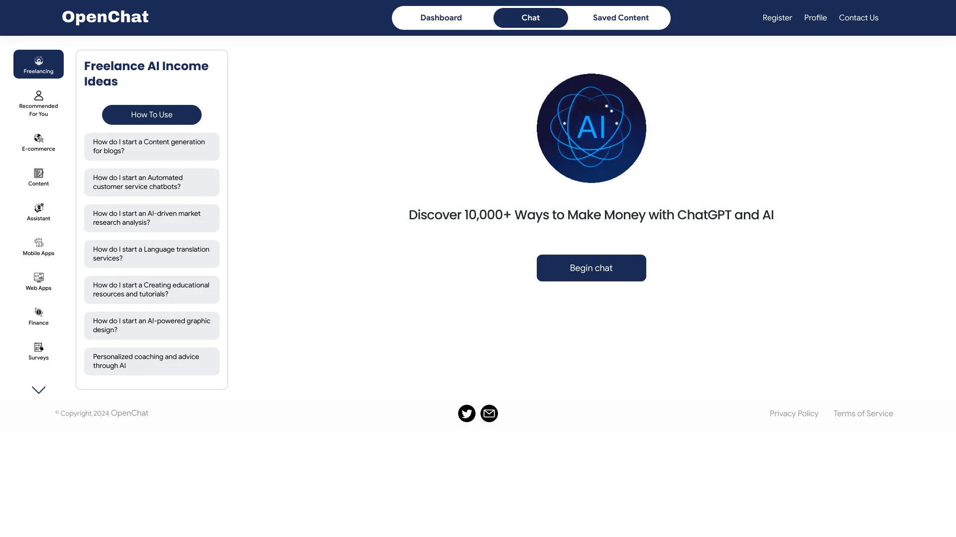 OpenChat AI网页截图,OpenChat AI网页快照