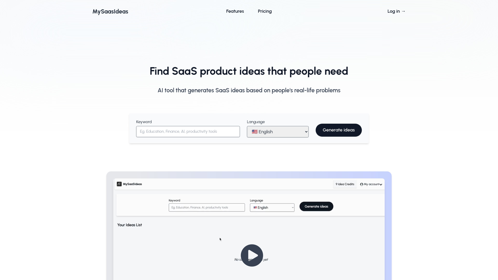 Painkiller SaaS ideas Generator网页截图,Painkiller SaaS ideas Generator网页快照