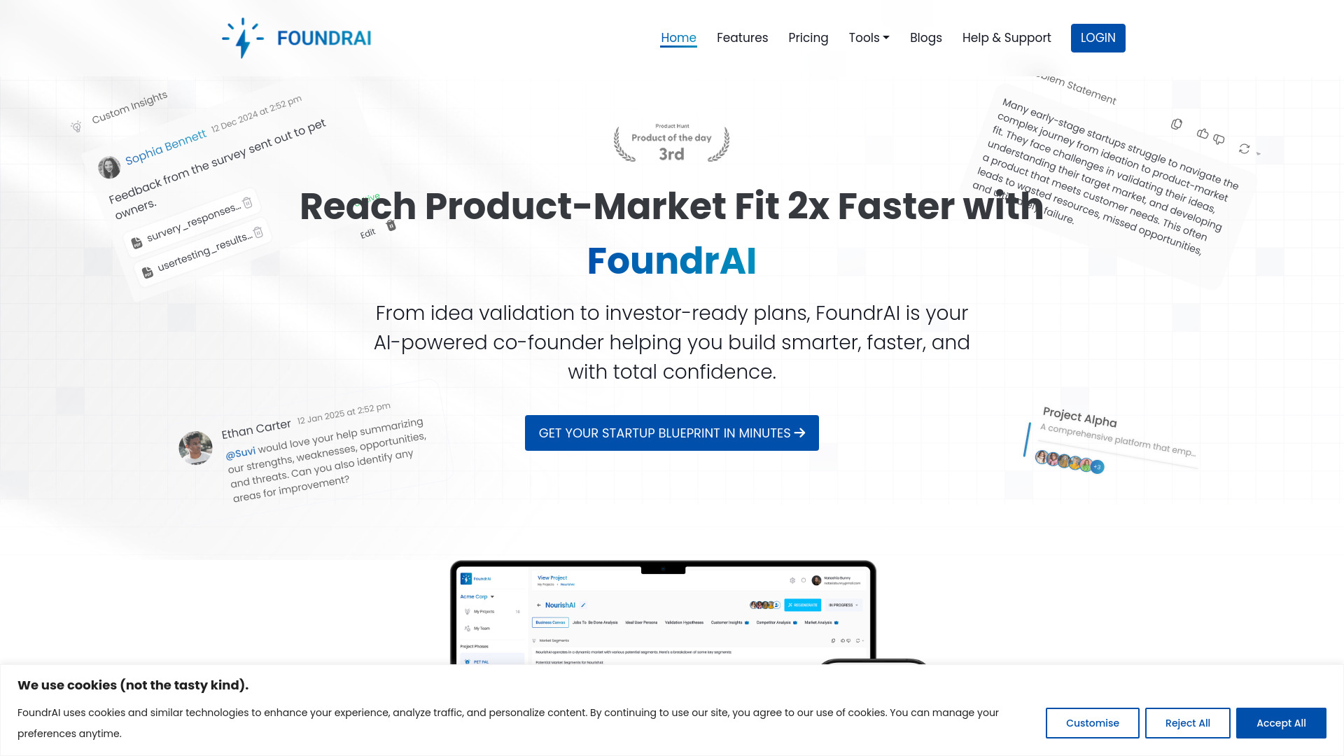 FoundrAI网页截图,FoundrAI网页快照