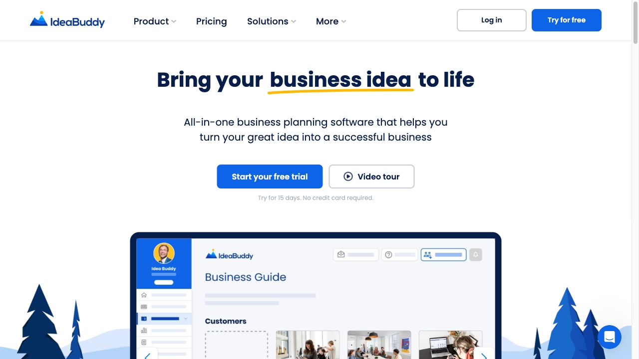 Ideabuddy网页截图,Ideabuddy网页快照
