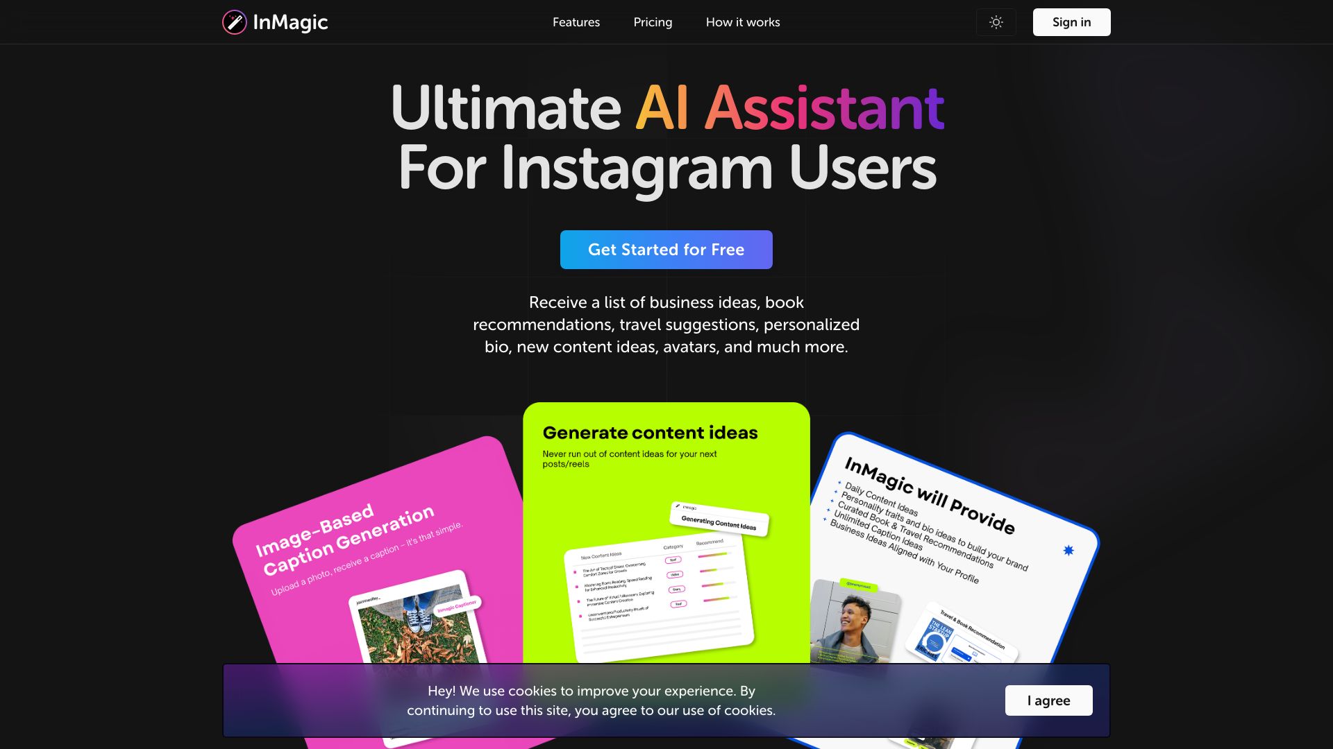 InMagic AI网页截图,InMagic AI网页快照