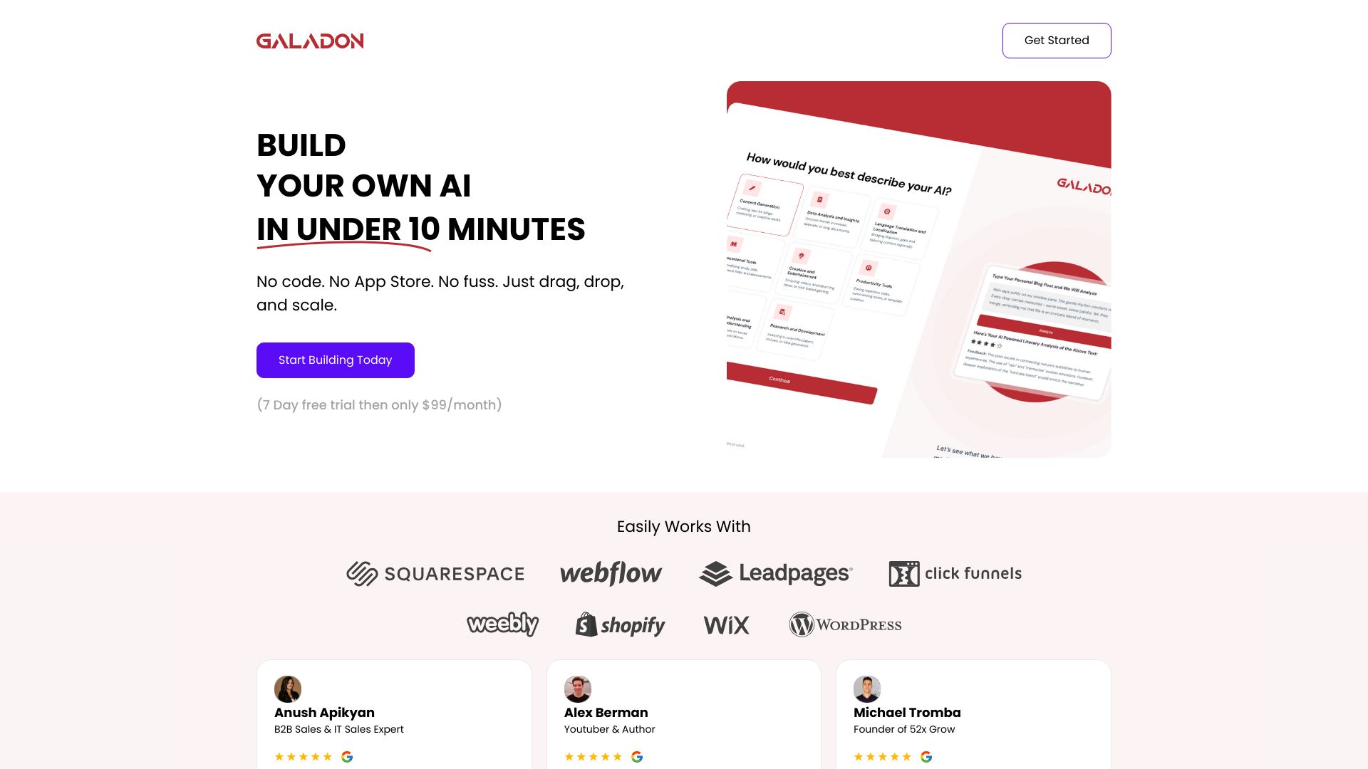 Galadon网页截图,Galadon网页快照