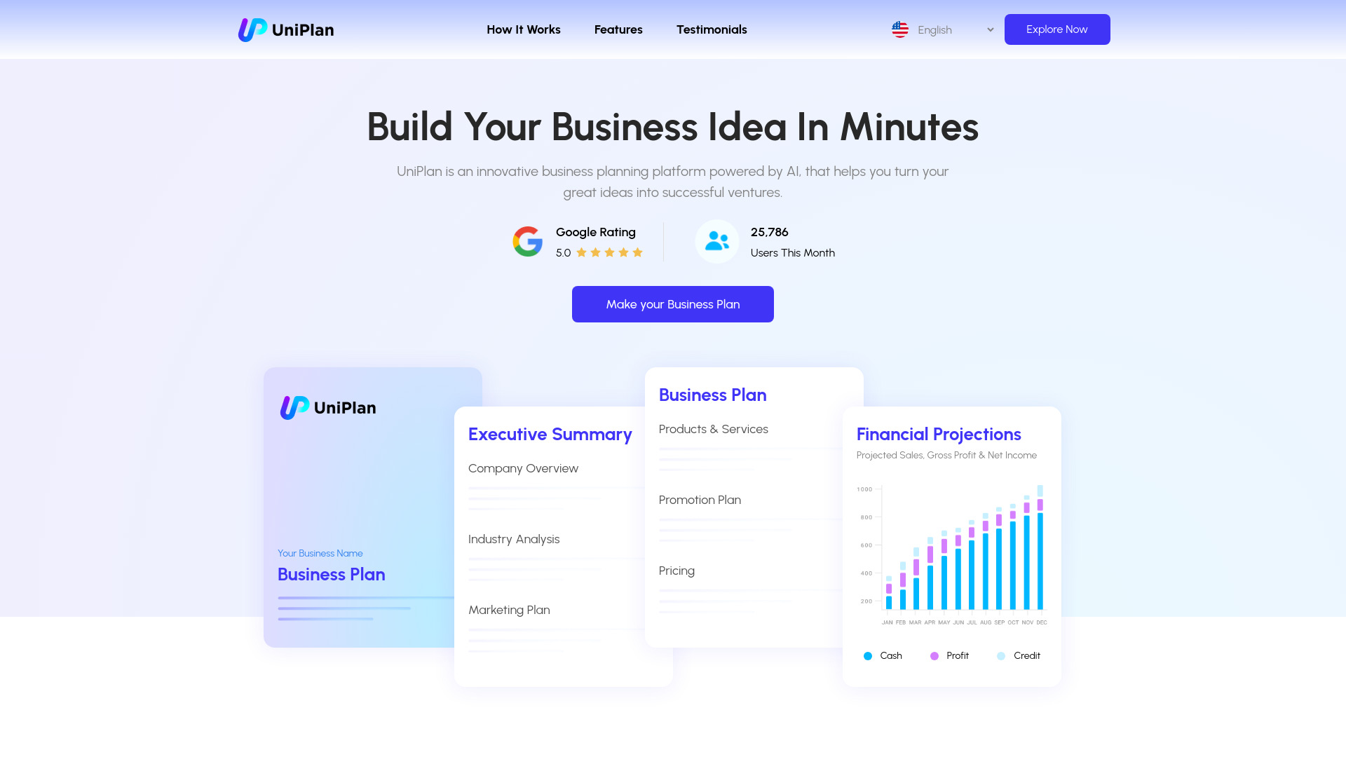 Uniplan.ai网页截图,Uniplan.ai网页快照