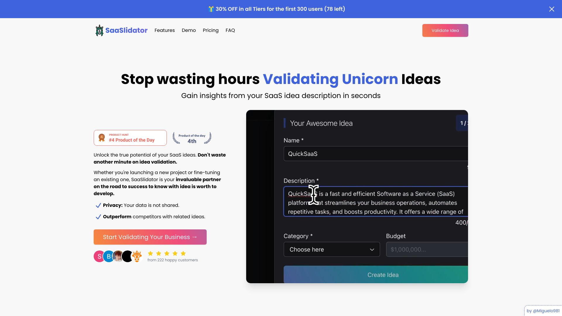 SaaSlidator网页截图,SaaSlidator网页快照