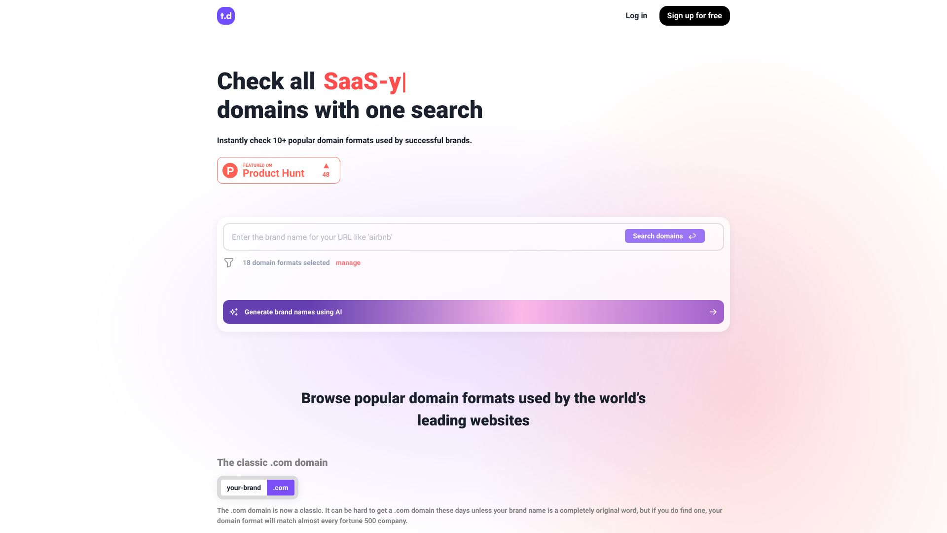 Techy Domains网页截图,Techy Domains网页快照