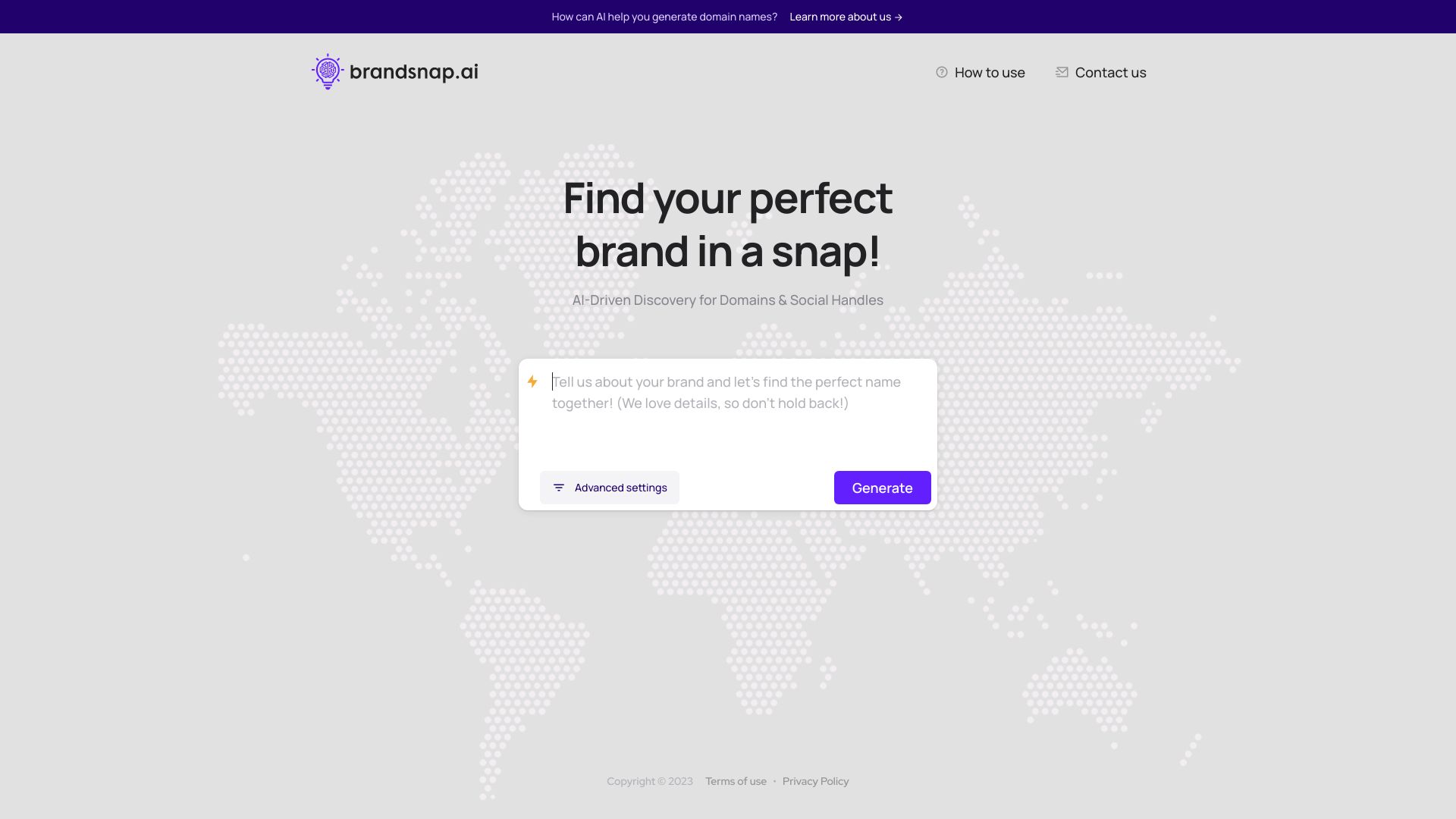 Brandsnap.ai网页截图,Brandsnap.ai网页快照