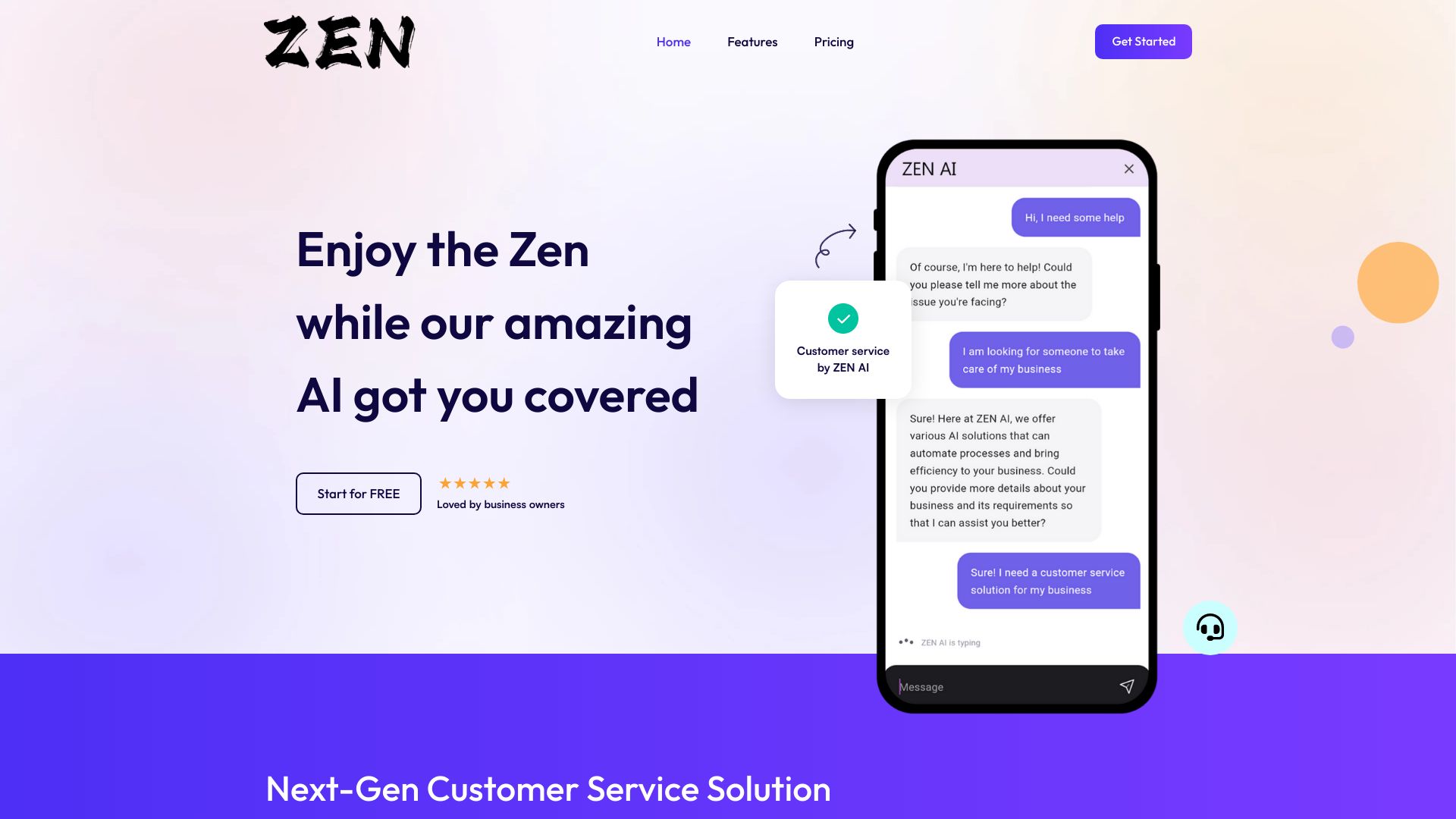 Zen Ai网页截图,Zen Ai网页快照