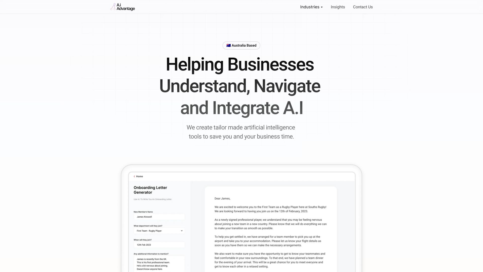 AI Advantage网页截图,AI Advantage网页快照