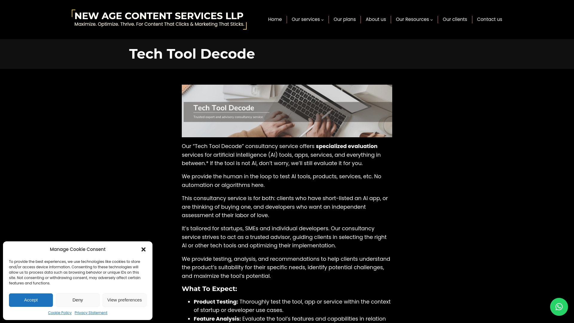 Tech Tool Decode网页截图,Tech Tool Decode网页快照