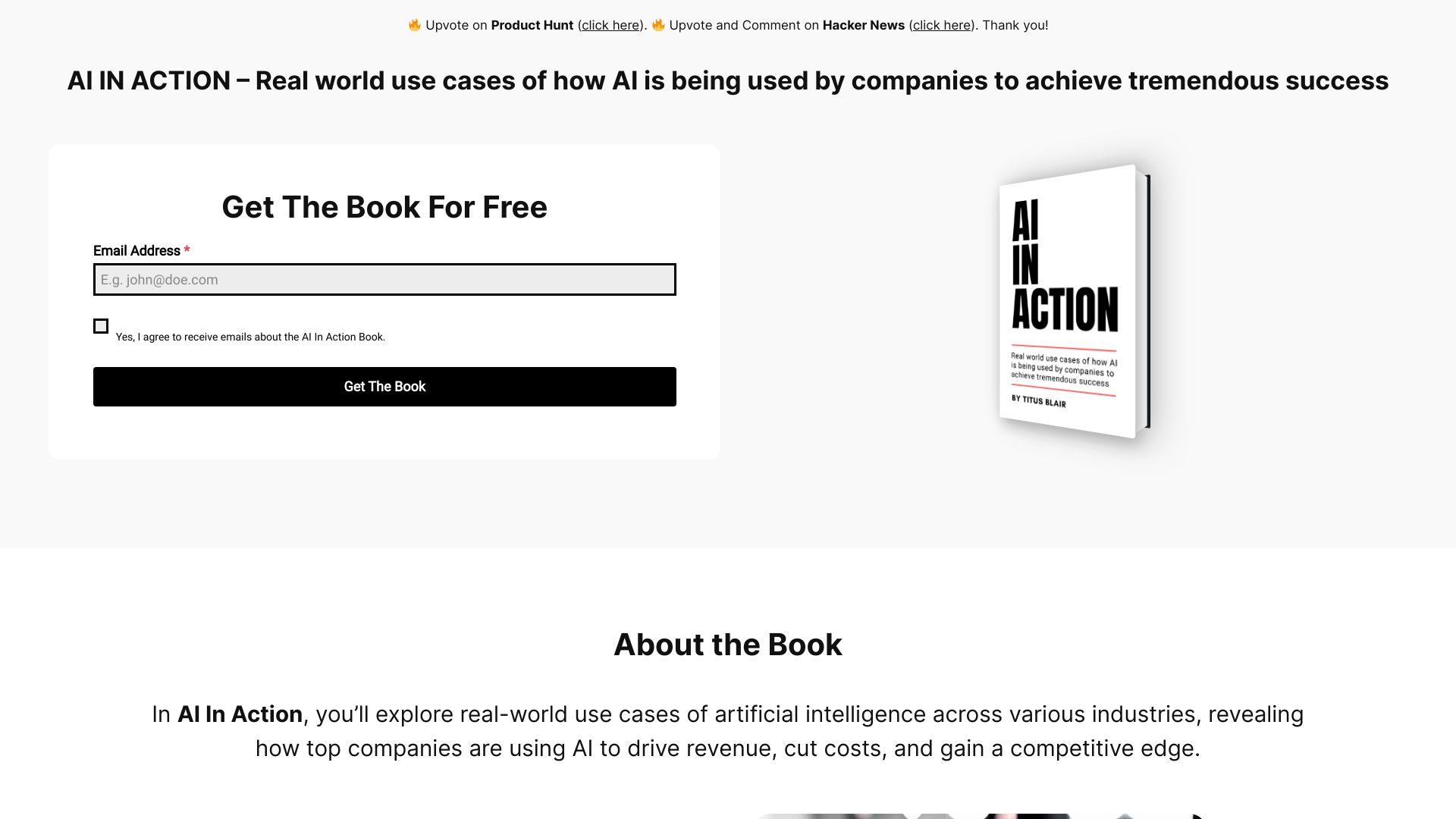 AI In Action网页截图,AI In Action网页快照