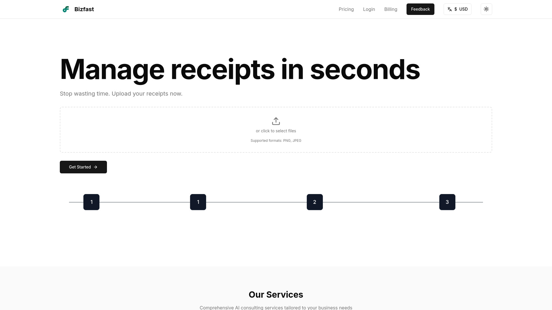 Bizfast.io网页截图,Bizfast.io网页快照