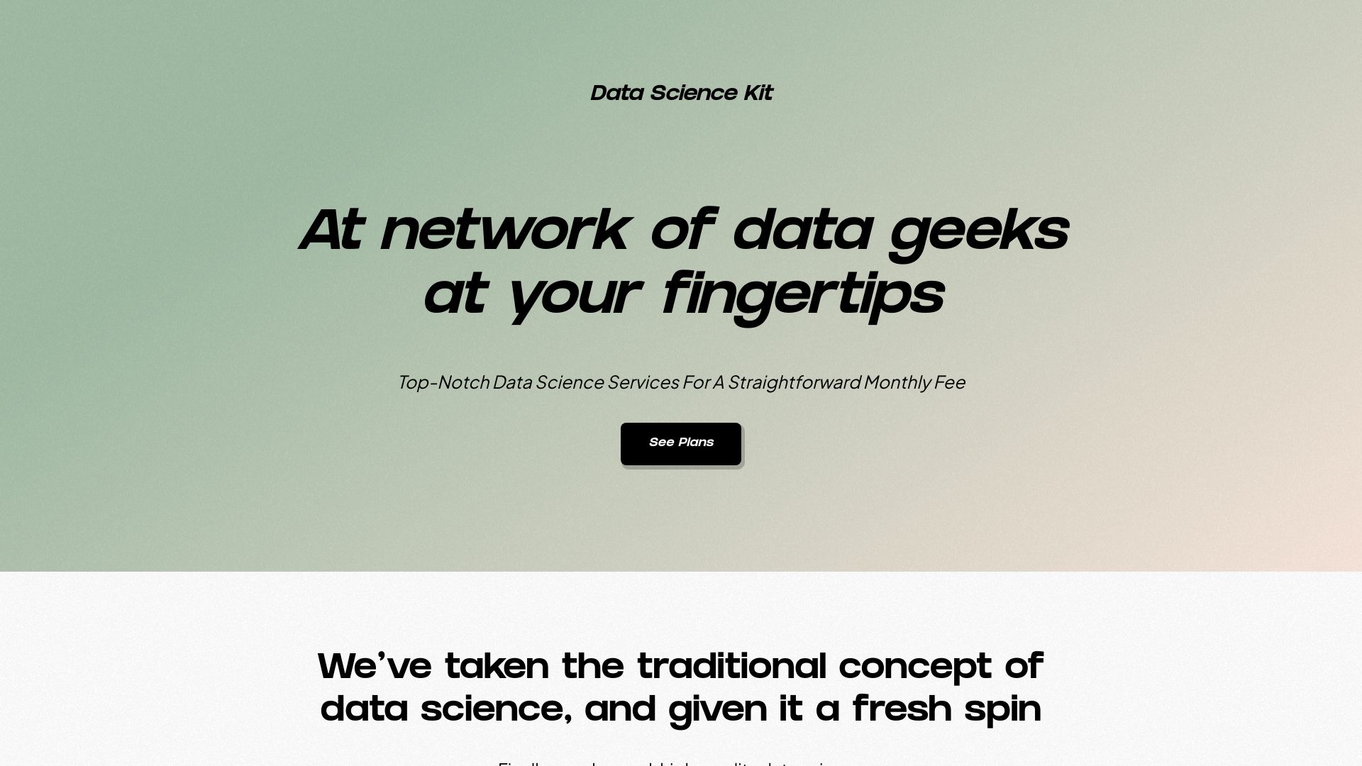 Data Science Kit网页截图,Data Science Kit网页快照
