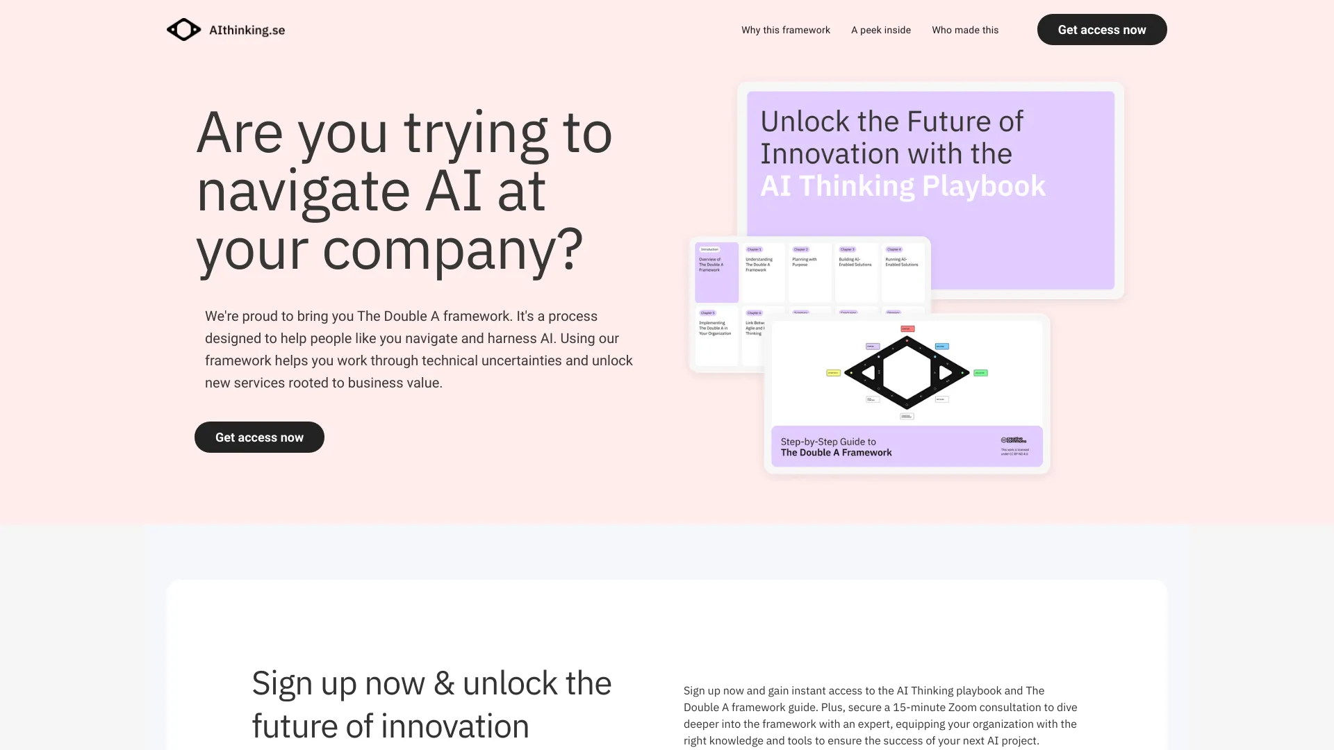 Double A Framework: AI-Driven Innovation网页截图,Double A Framework: AI-Driven Innovation网页快照