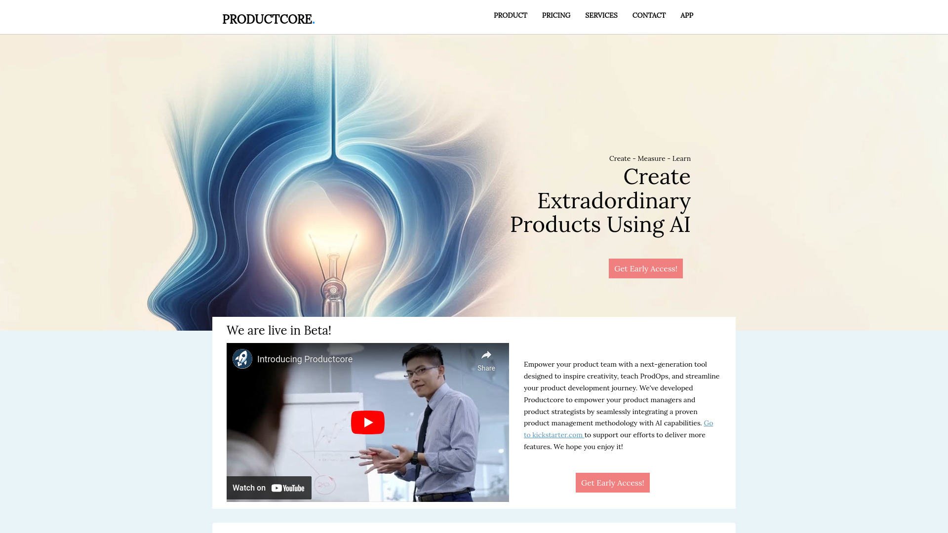 PRODUCTCORE网页截图,PRODUCTCORE网页快照