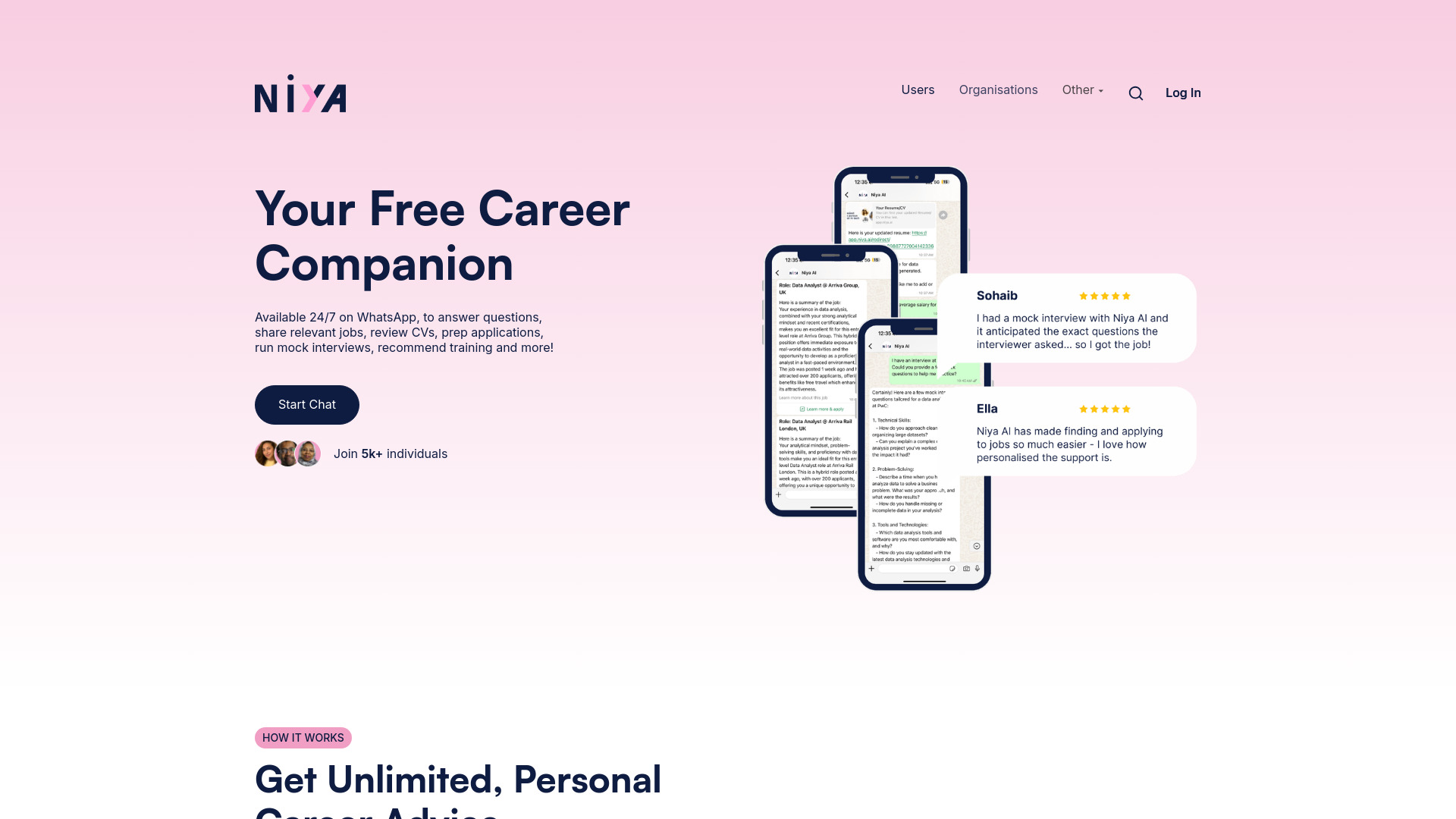 Niya AI网页截图,Niya AI网页快照
