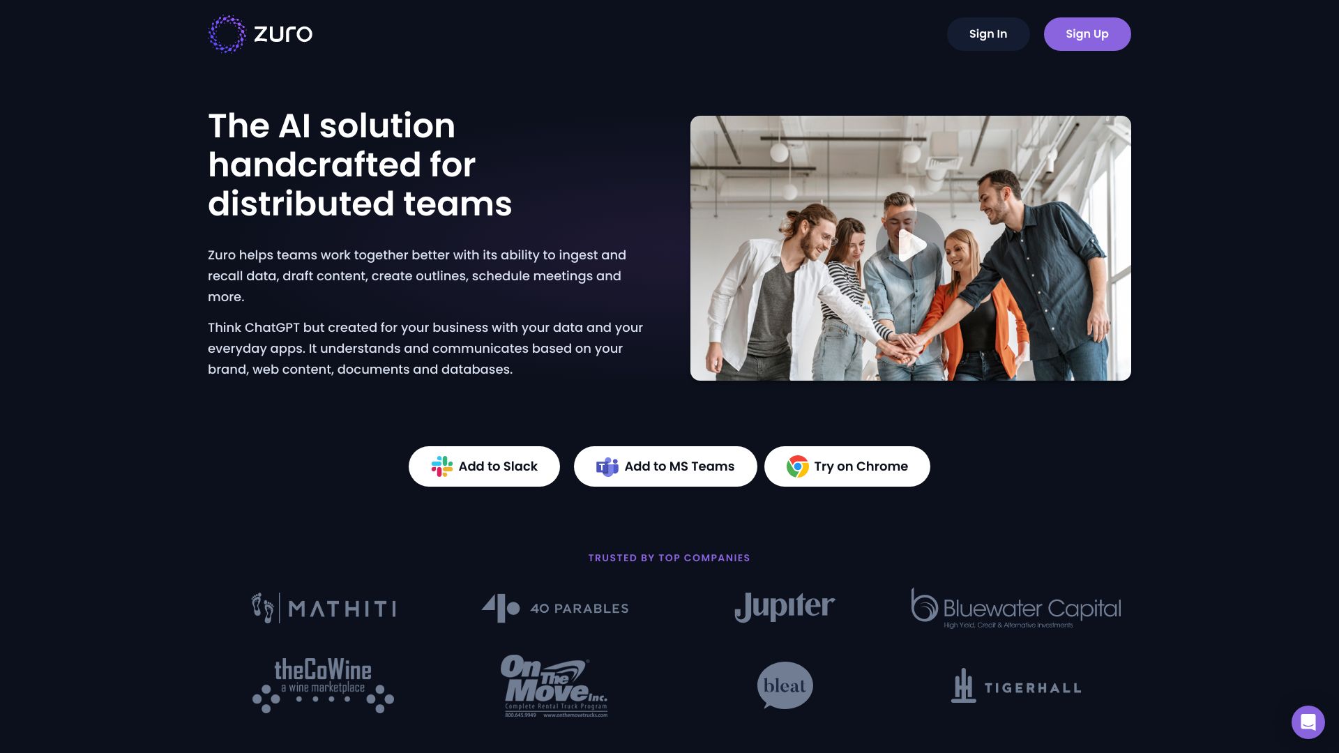 Zuro网页截图,Zuro网页快照