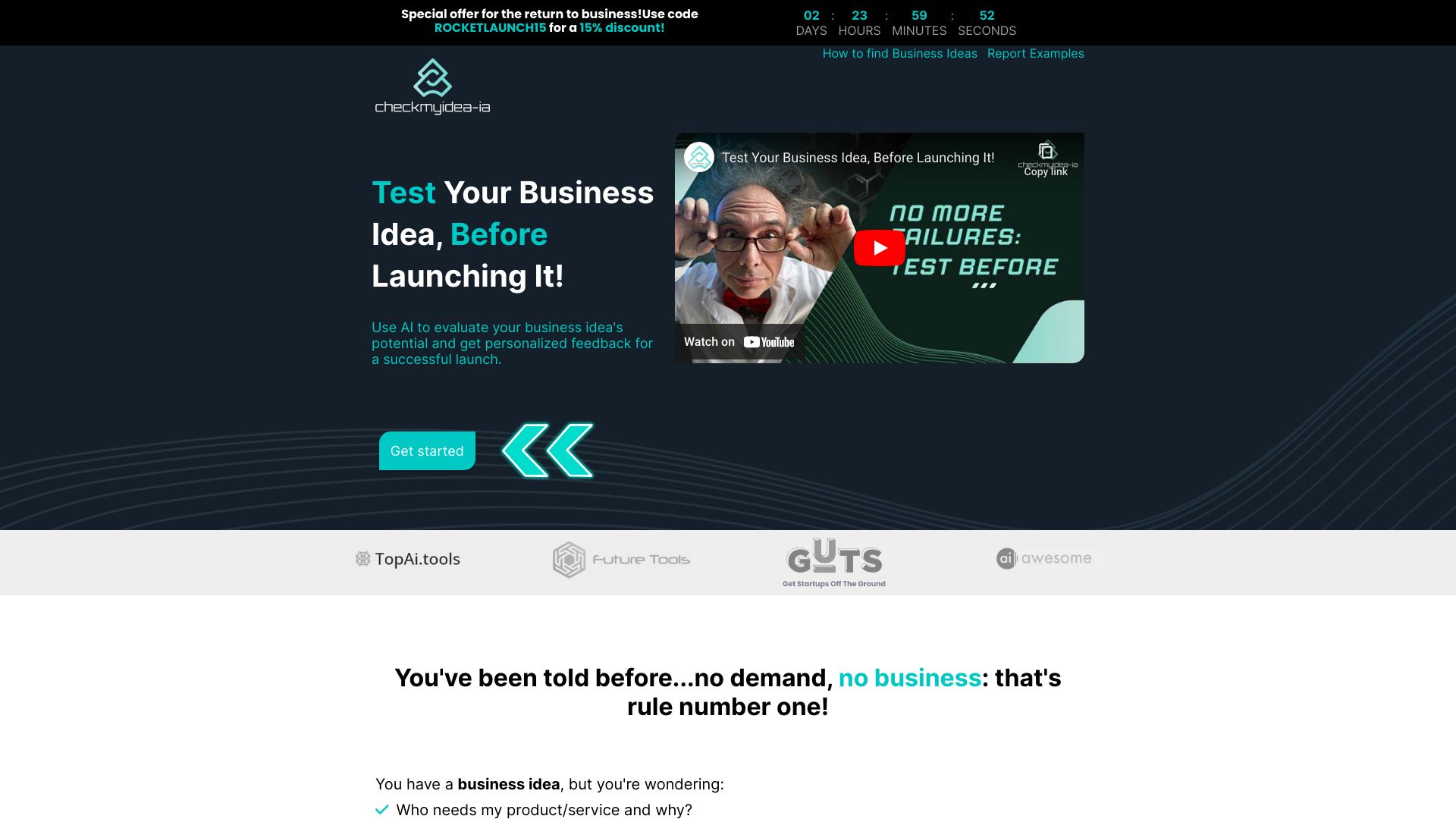 Checkmyidea-IA网页截图,Checkmyidea-IA网页快照