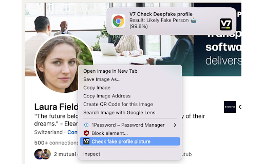 Fake Profile Detector (Deepfake, GAN)网页截图,Fake Profile Detector (Deepfake, GAN)网页快照