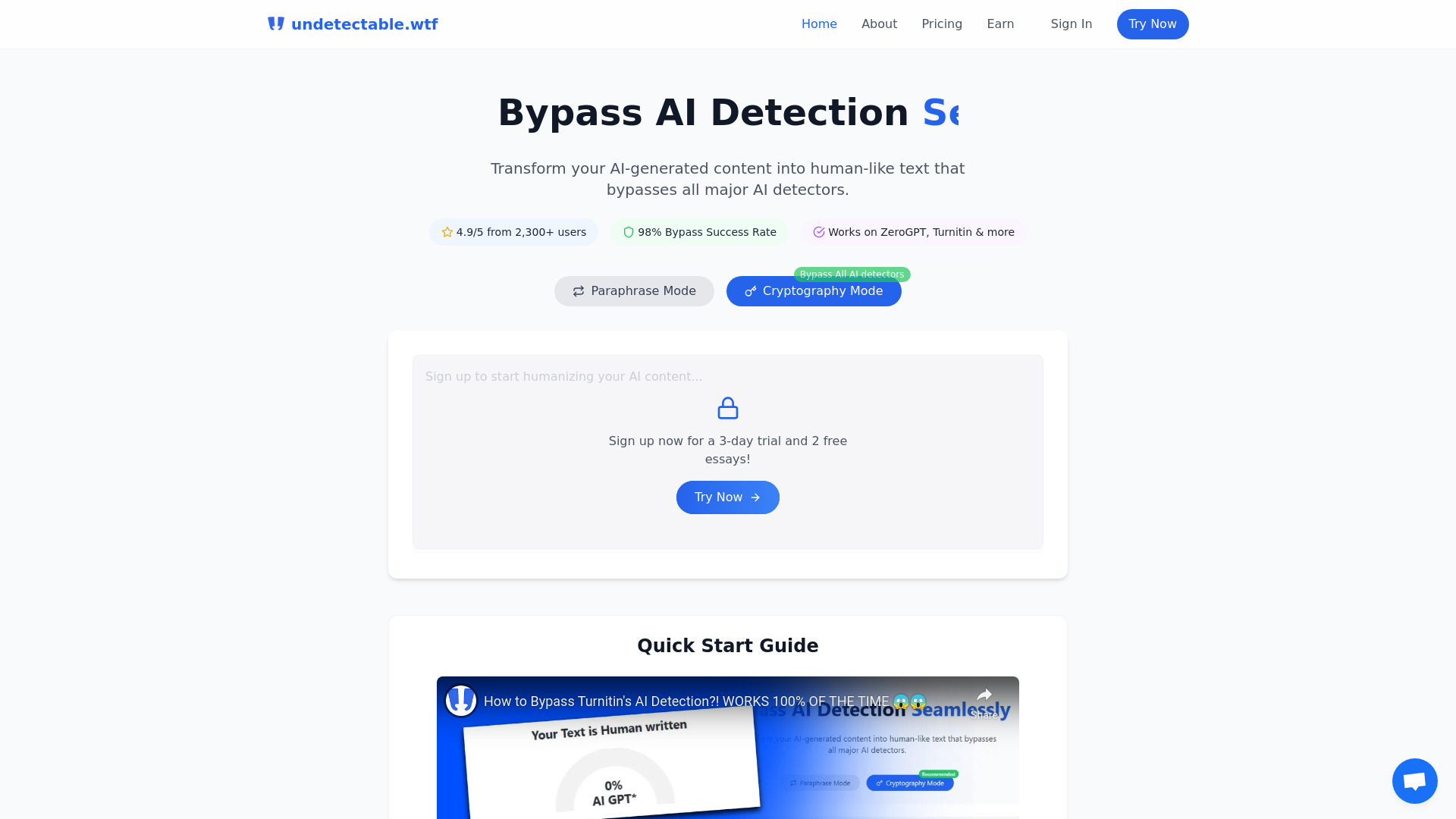 Undetectable WTF网页截图,Undetectable WTF网页快照