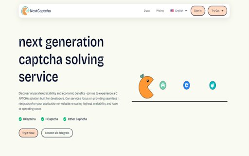 Nextcaptcha: CAPTCHA Solver网页截图,Nextcaptcha: CAPTCHA Solver网页快照