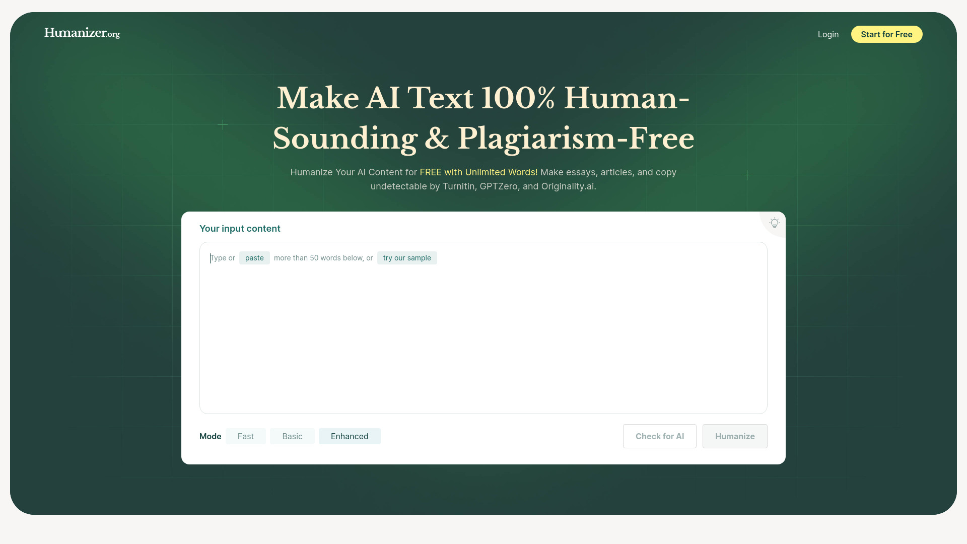 Humanizer.org网页截图,Humanizer.org网页快照