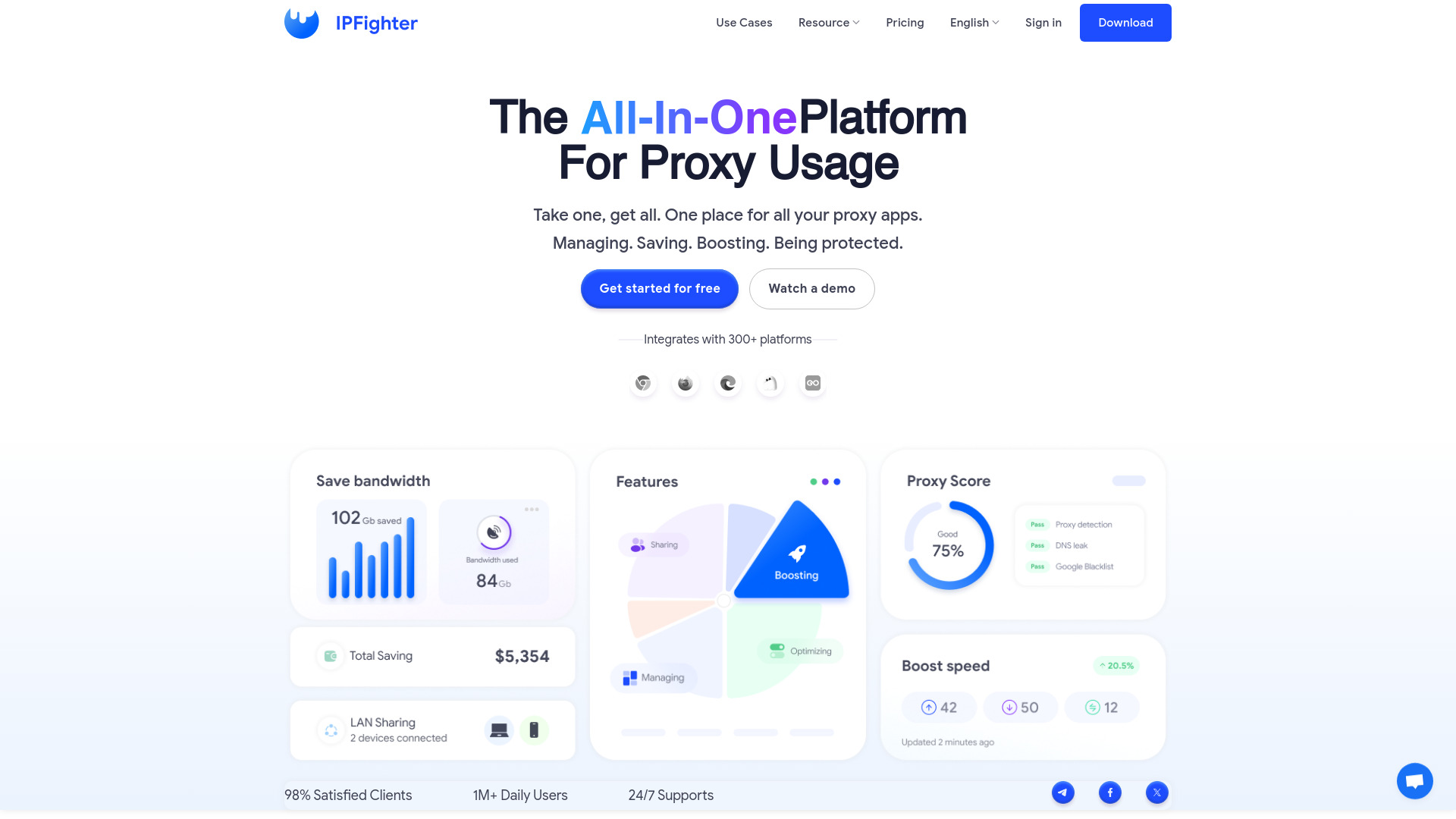 Proxy Booster网页截图,Proxy Booster网页快照