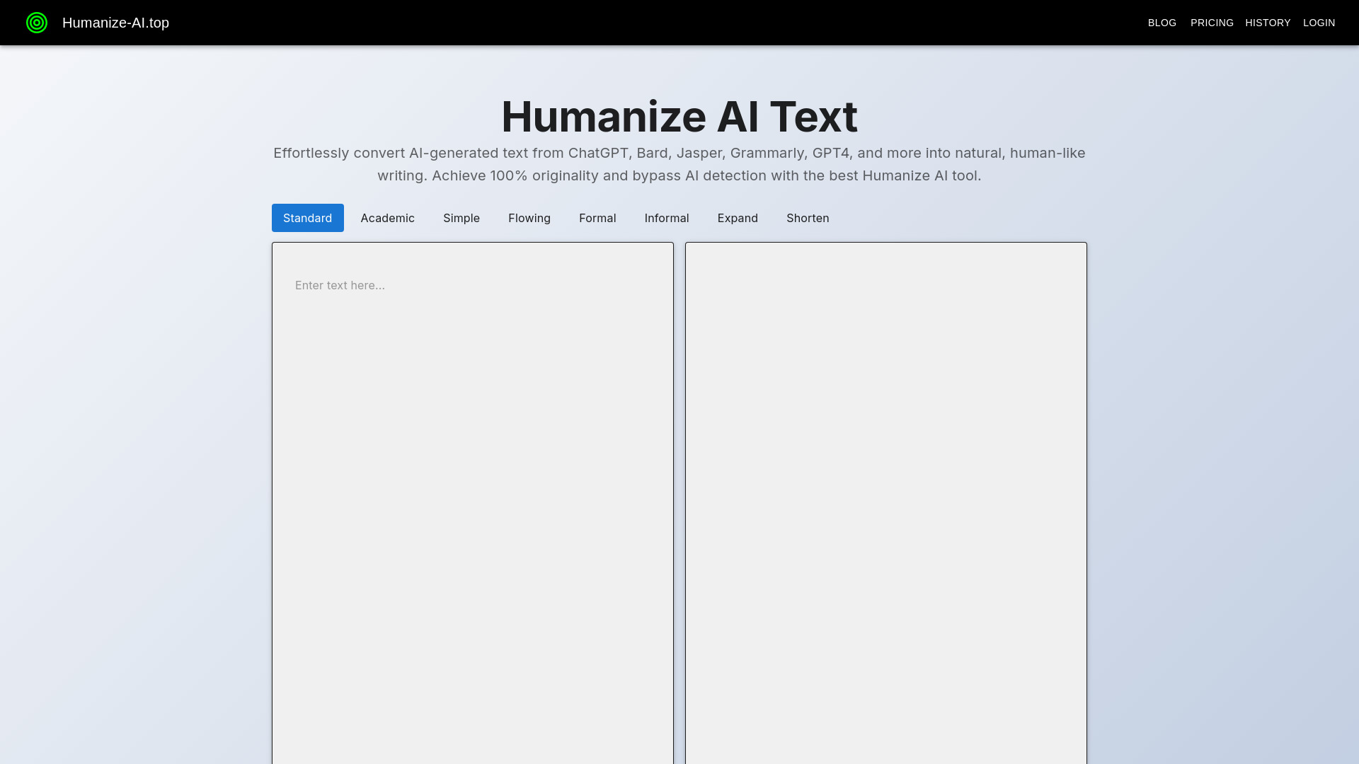 Humanize-AI.top网页截图,Humanize-AI.top网页快照