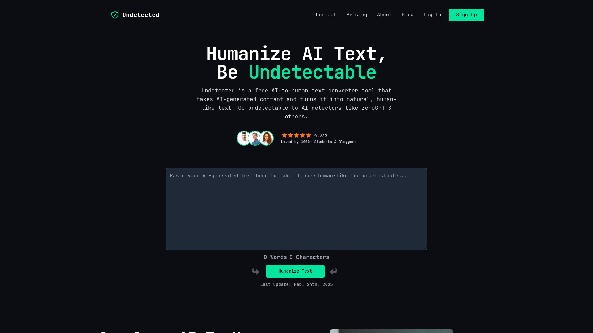 Undetected网页截图,Undetected网页快照