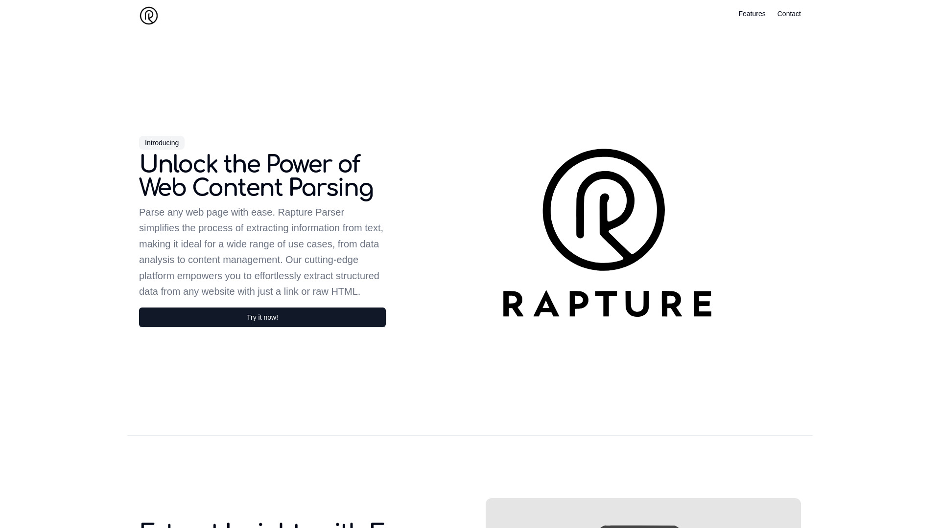 Rapture Parser网页截图,Rapture Parser网页快照