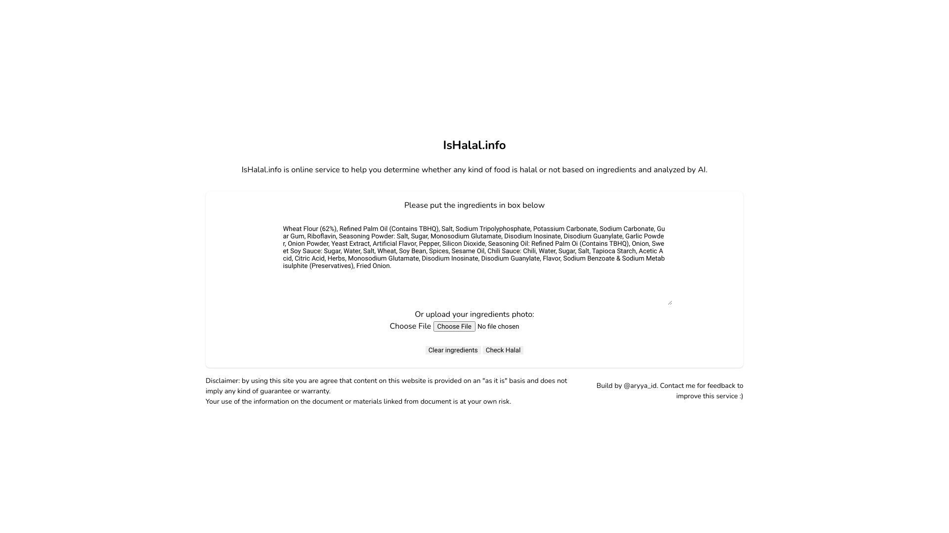 IsHalal.info网页截图,IsHalal.info网页快照