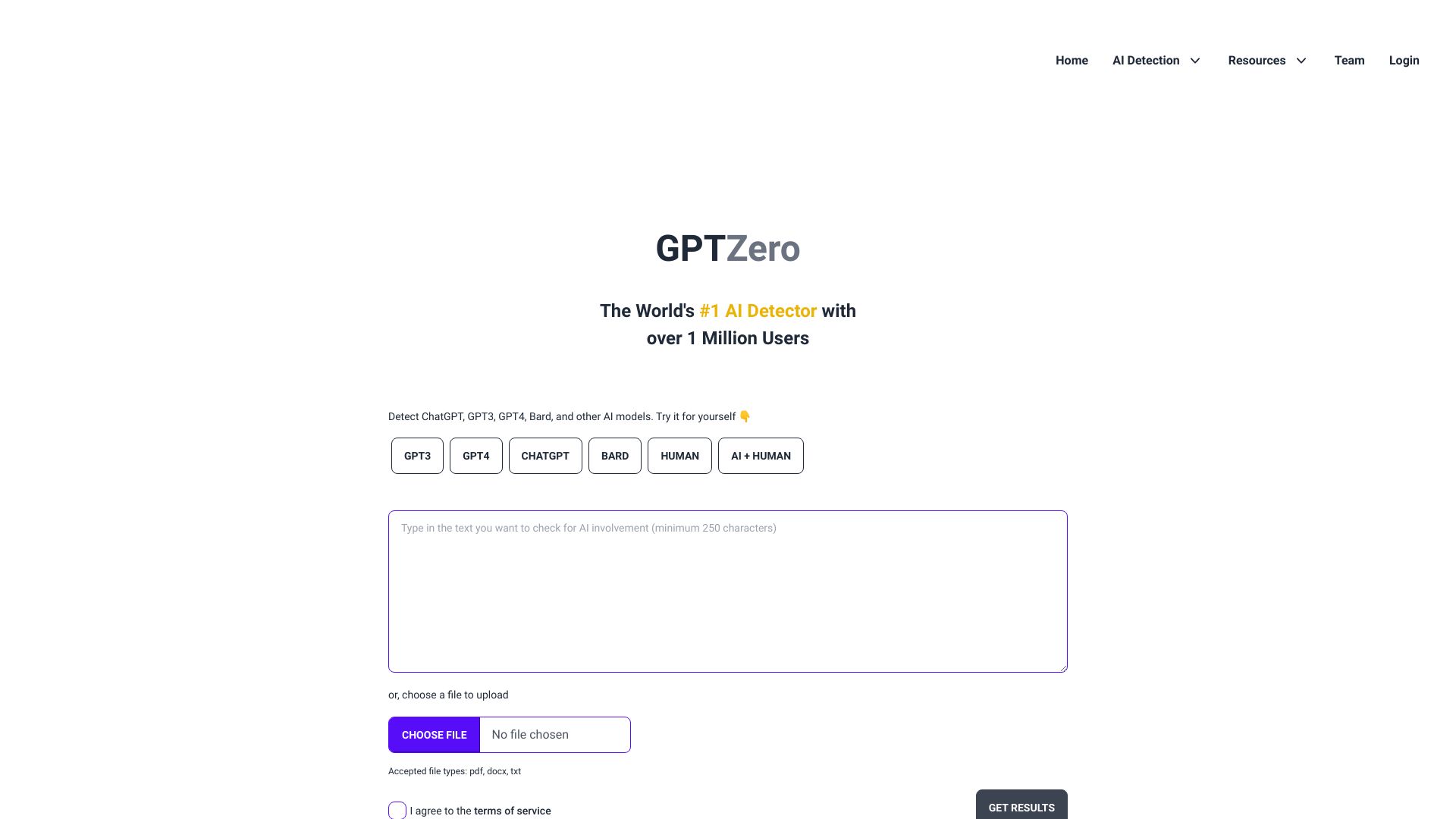 Gptzero me网页截图,Gptzero me网页快照