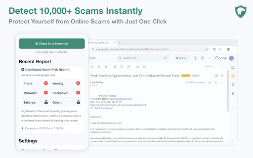 CareSquad AI – Free scam detection for everyone and your grandparents网页截图,CareSquad AI – Free scam detection for everyone and your grandparents网页快照