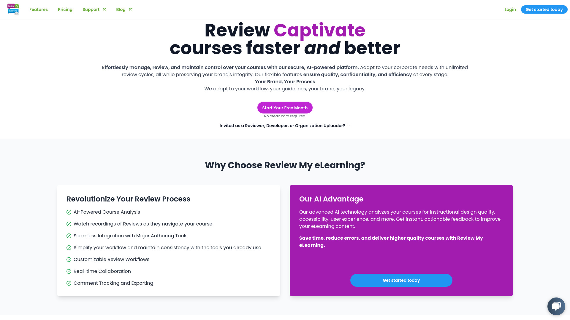 Review My eLearning网页截图,Review My eLearning网页快照
